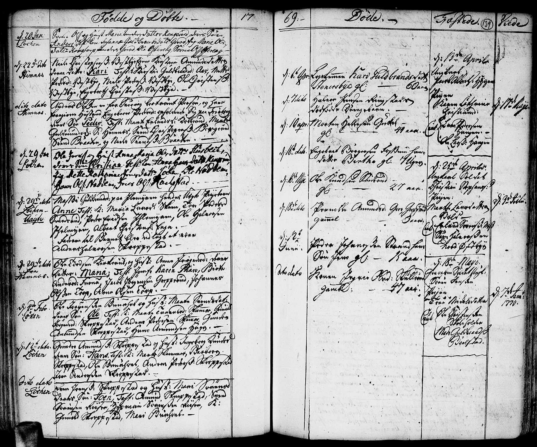 Høland prestekontor Kirkebøker, AV/SAO-A-10346a/F/Fa/L0004: Parish register (official) no. I 4, 1757-1780, p. 139