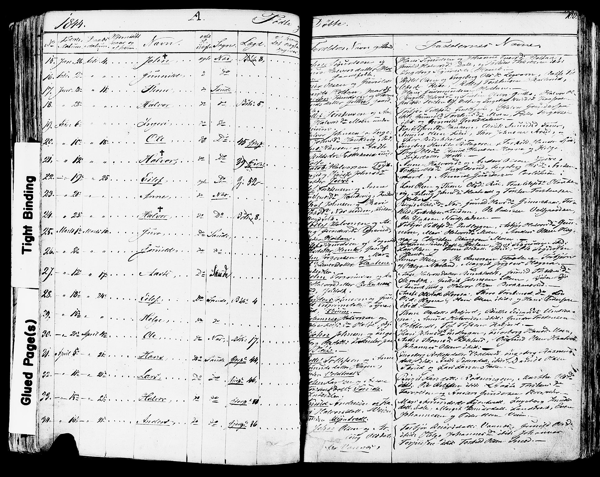 Sauherad kirkebøker, SAKO/A-298/F/Fa/L0006: Parish register (official) no. I 6, 1827-1850, p. 105