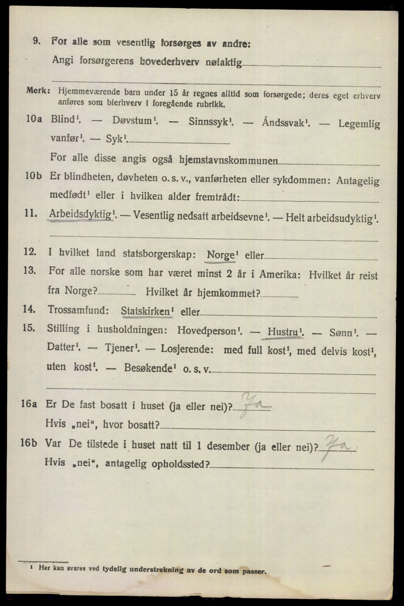 SAKO, 1920 census for Ådal, 1920, p. 6587