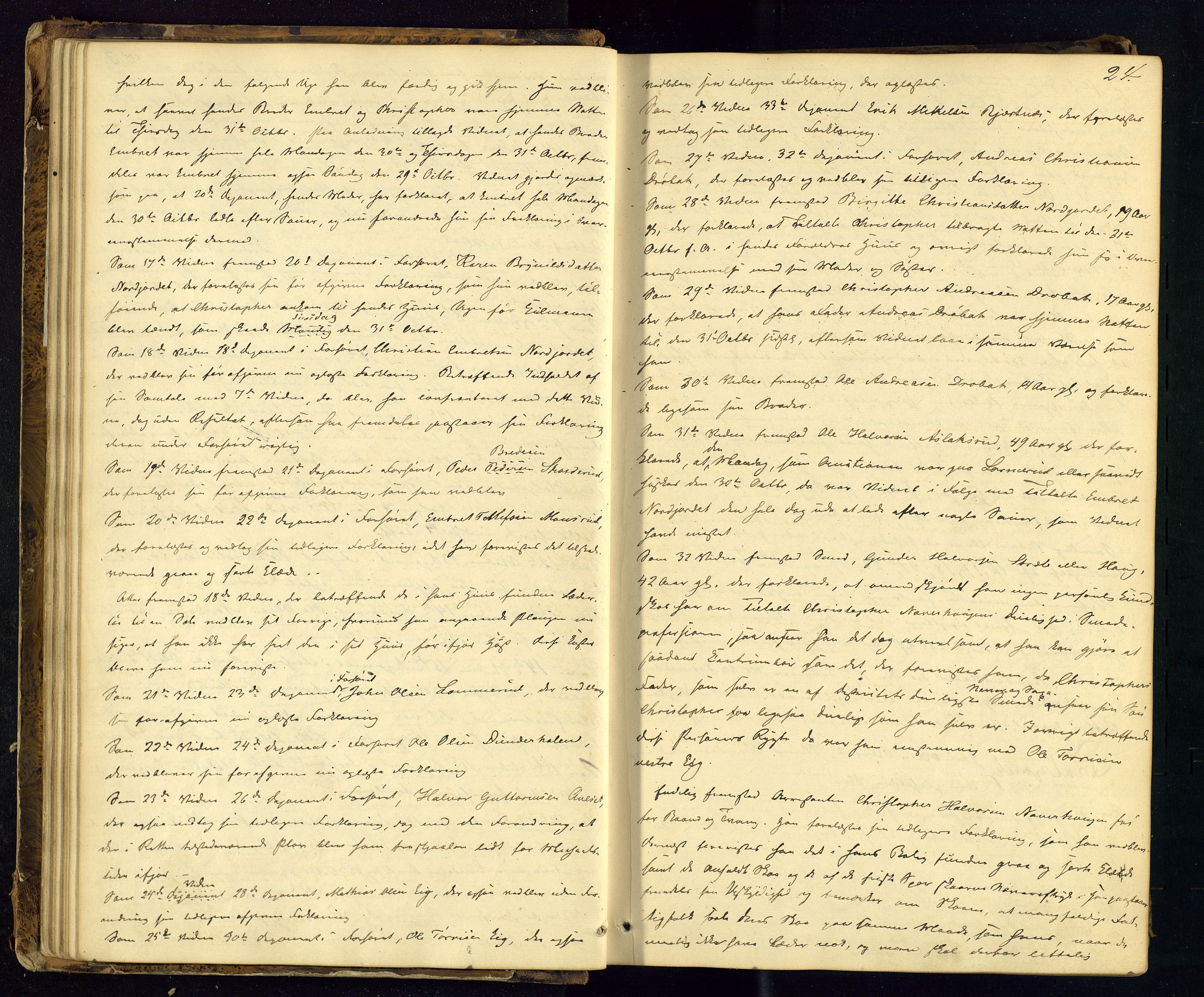 Solør tingrett, AV/SAH-TING-008/G/Gc/Gca/L0003: Ekstrarettsprotokoll, 1848-1851, p. 24