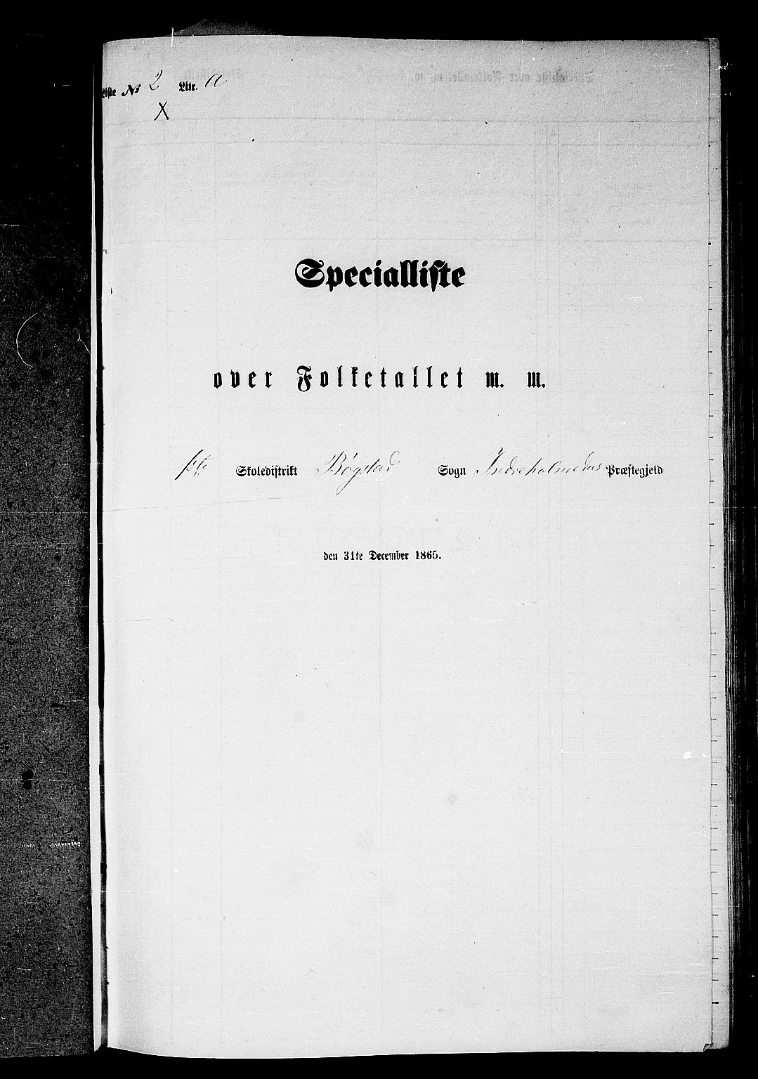 RA, 1865 census for Indre Holmedal, 1865, p. 32