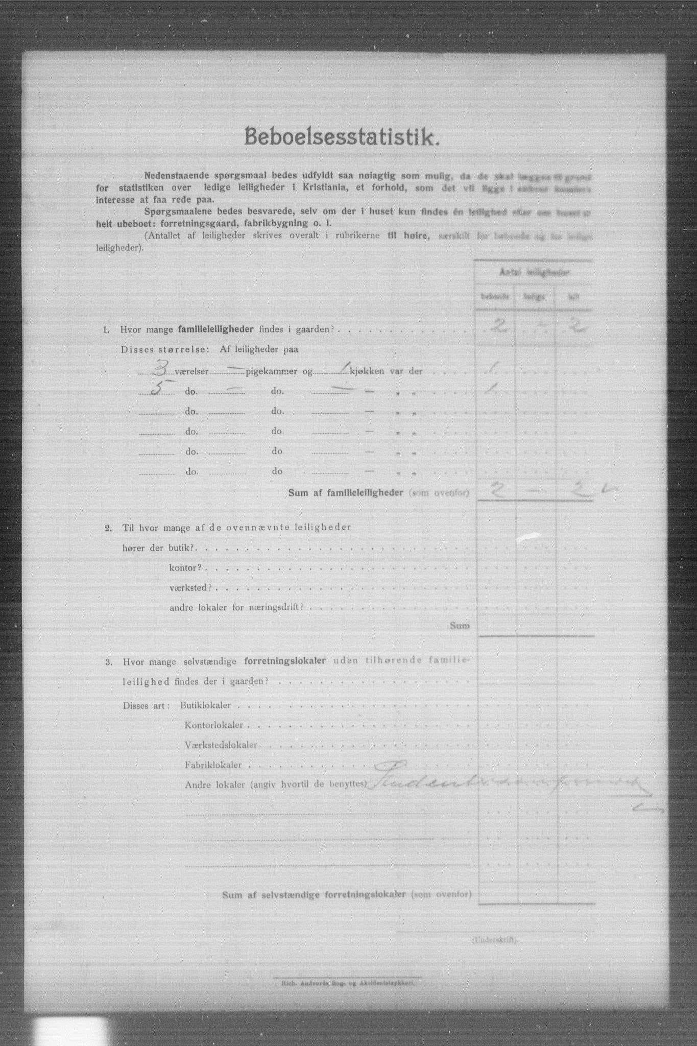 OBA, Municipal Census 1904 for Kristiania, 1904, p. 22685