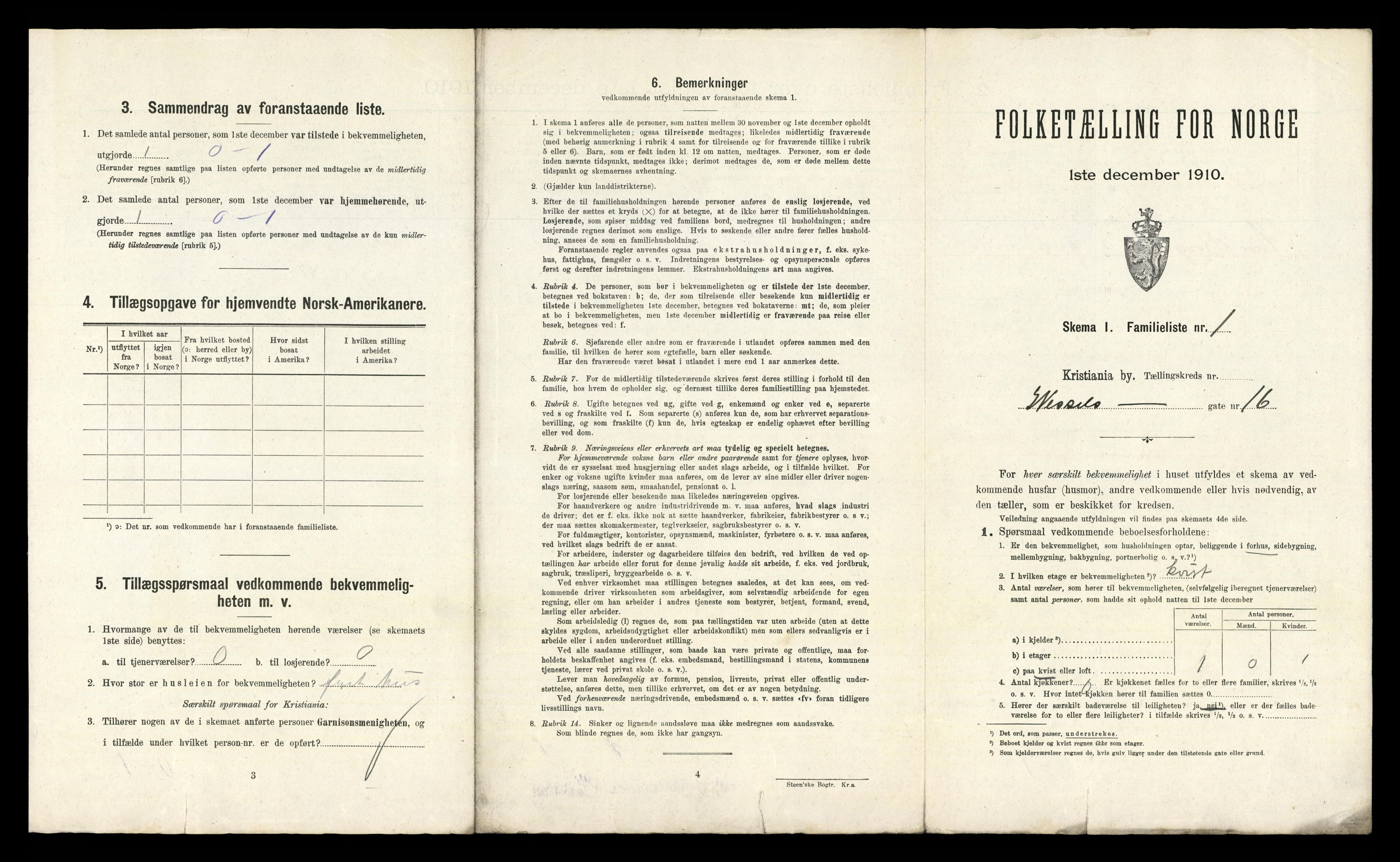 RA, 1910 census for Kristiania, 1910, p. 123201