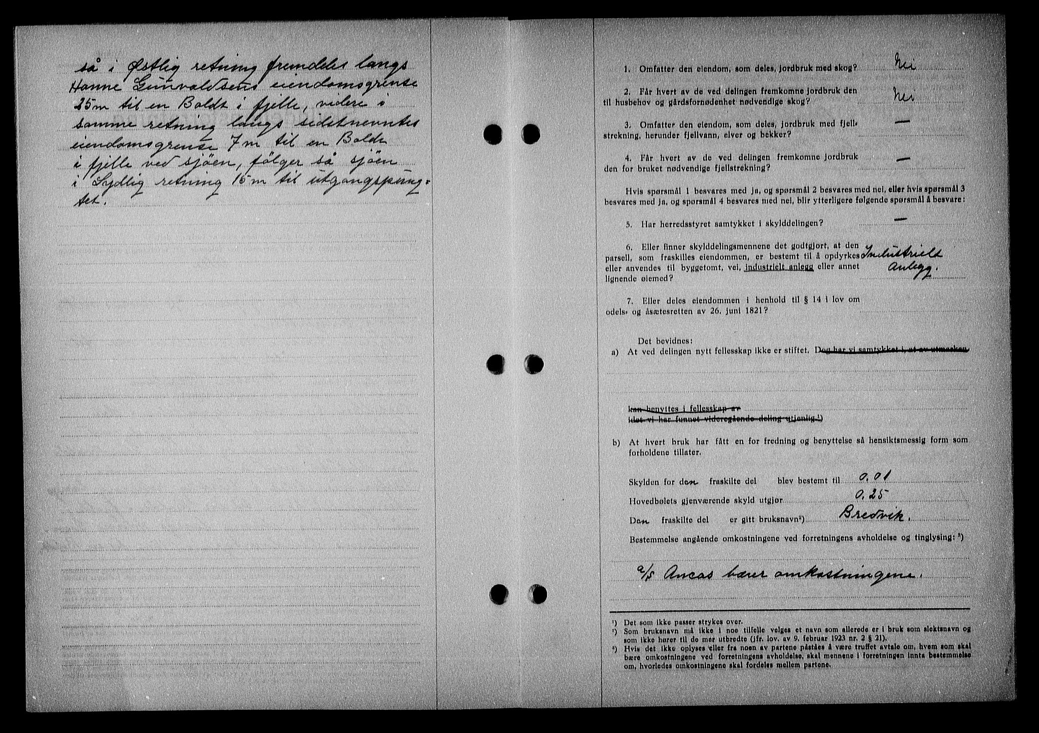 Nedenes sorenskriveri, AV/SAK-1221-0006/G/Gb/Gba/L0050: Mortgage book no. A-IV, 1942-1943, Diary no: : 359/1943