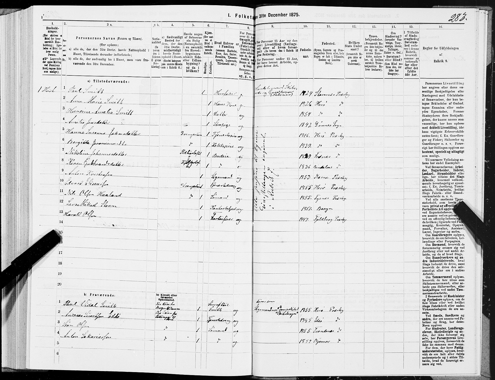 SAT, 1875 census for 1818P Herøy, 1875, p. 2283