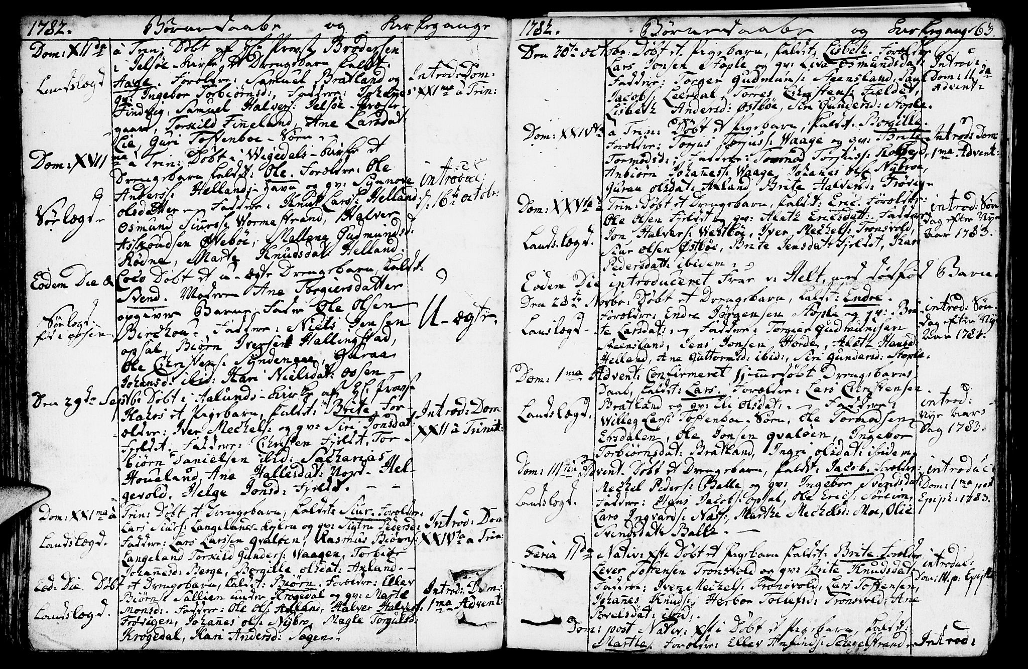 Vikedal sokneprestkontor, SAST/A-101840/01/IV: Parish register (official) no. A 2, 1779-1817, p. 63