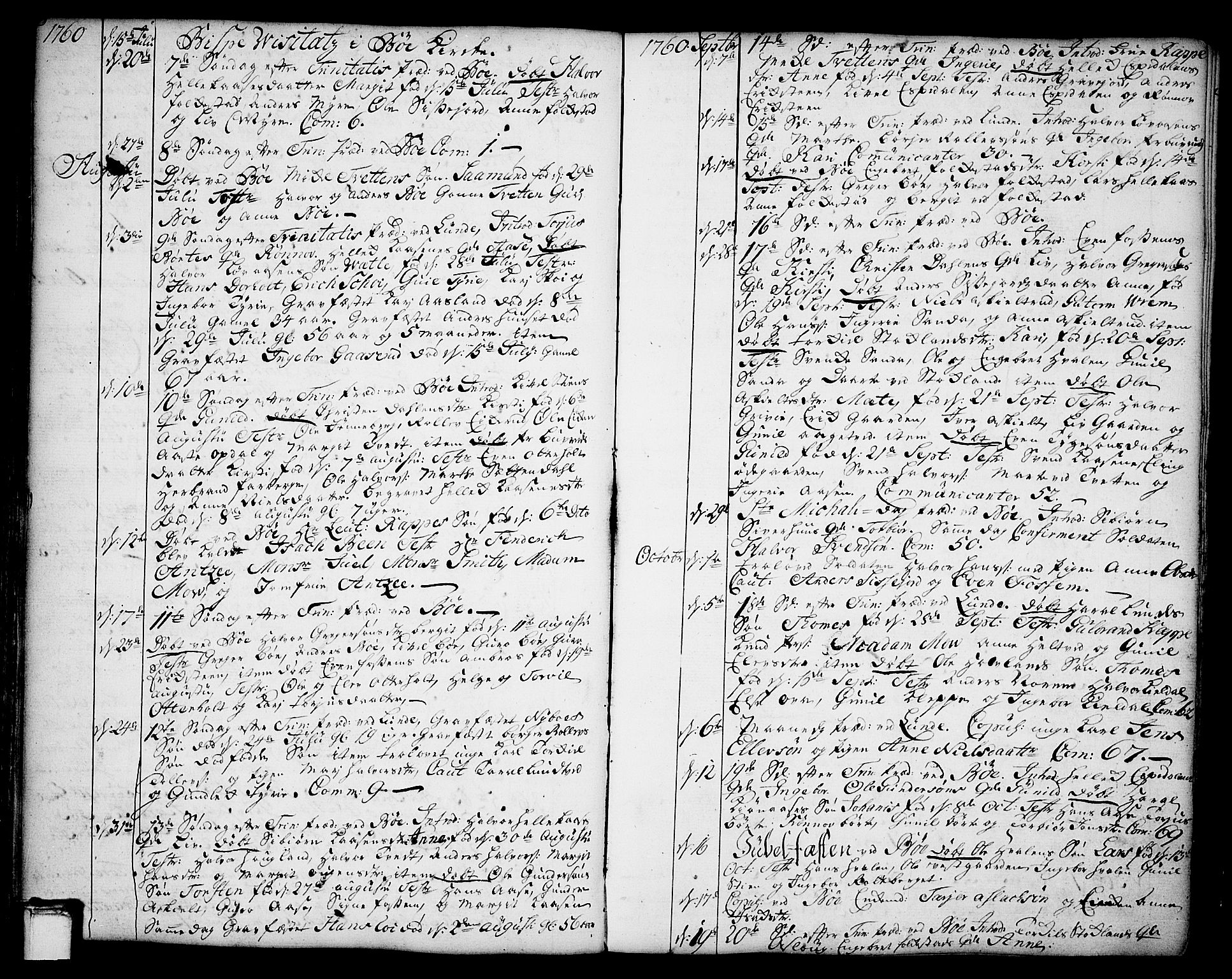 Bø kirkebøker, AV/SAKO-A-257/F/Fa/L0004: Parish register (official) no. 4, 1748-1785