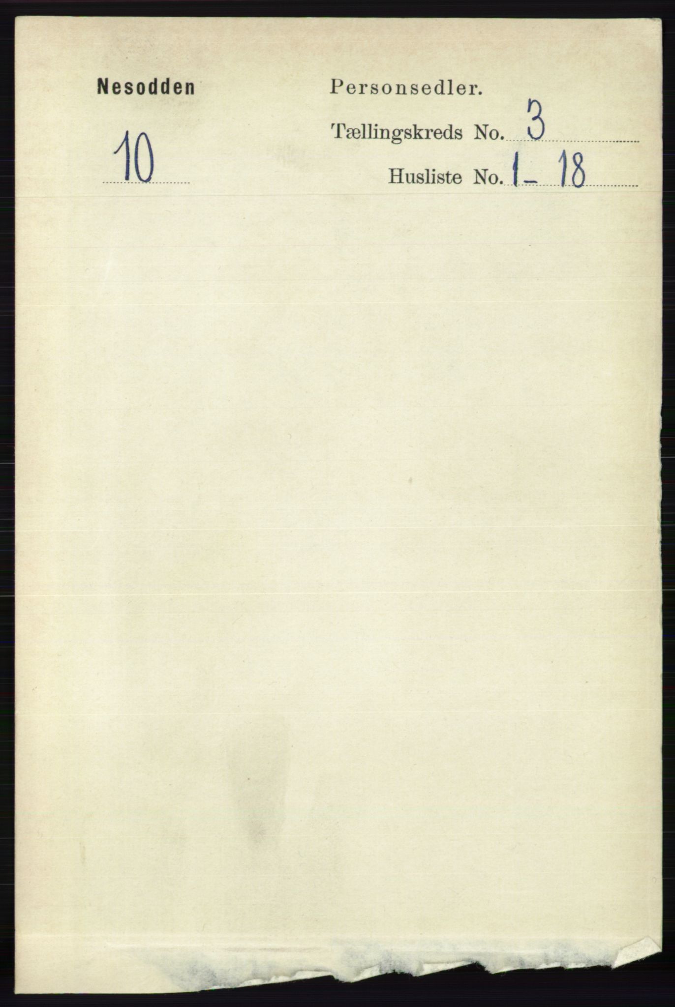 RA, 1891 census for 0216 Nesodden, 1891, p. 1062