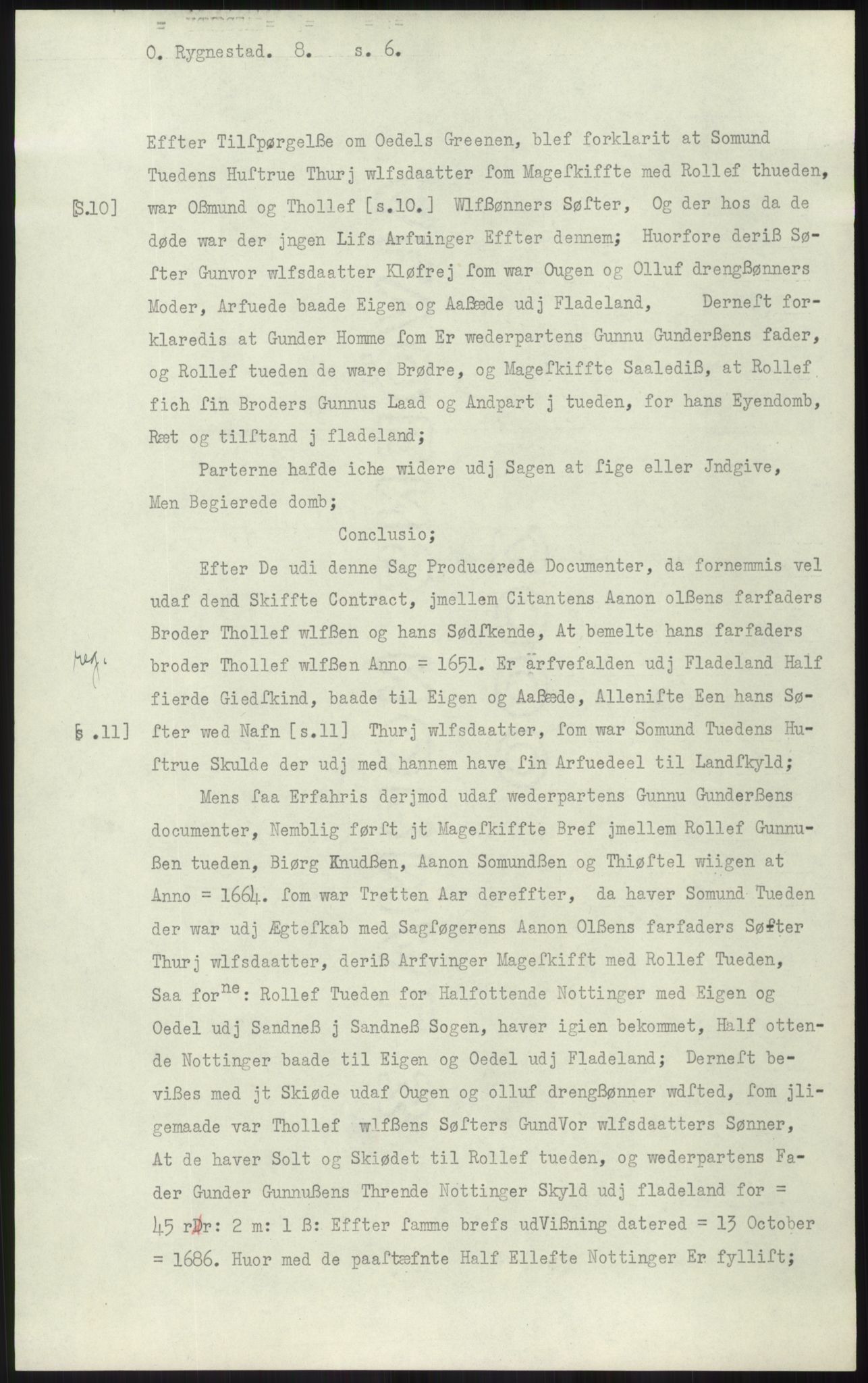 Samlinger til kildeutgivelse, Diplomavskriftsamlingen, AV/RA-EA-4053/H/Ha, p. 1721