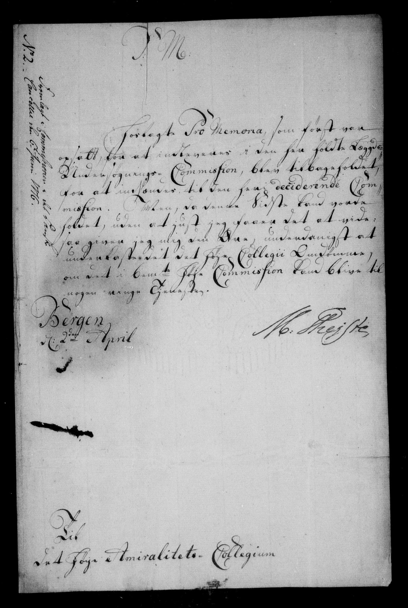 Danske Kanselli, Skapsaker, RA/EA-4061/F/L0049: Skap 11, pakke 112 I-112 III, 1776-1778, p. 10
