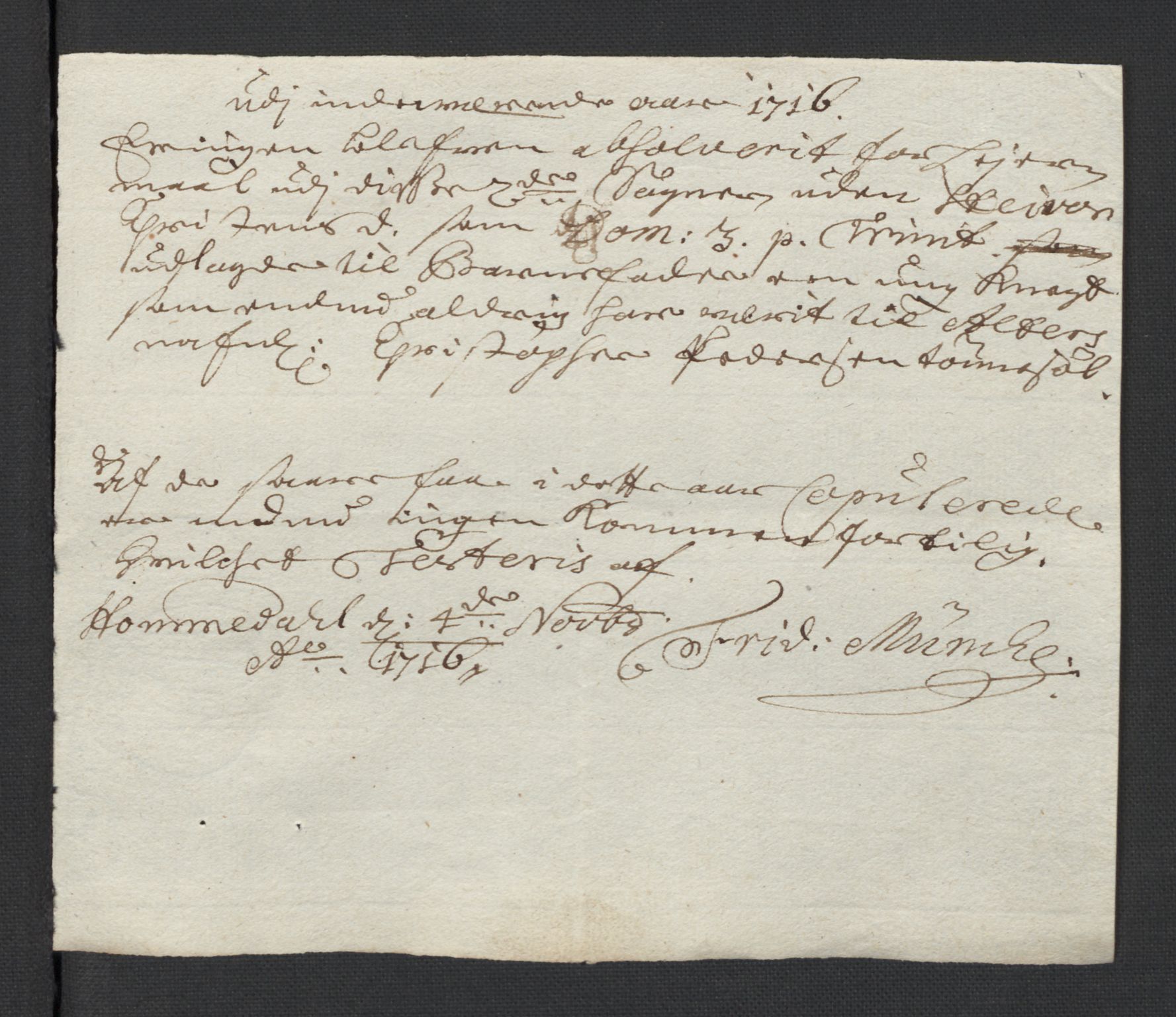 Rentekammeret inntil 1814, Reviderte regnskaper, Fogderegnskap, AV/RA-EA-4092/R39/L2325: Fogderegnskap Nedenes, 1716, p. 249