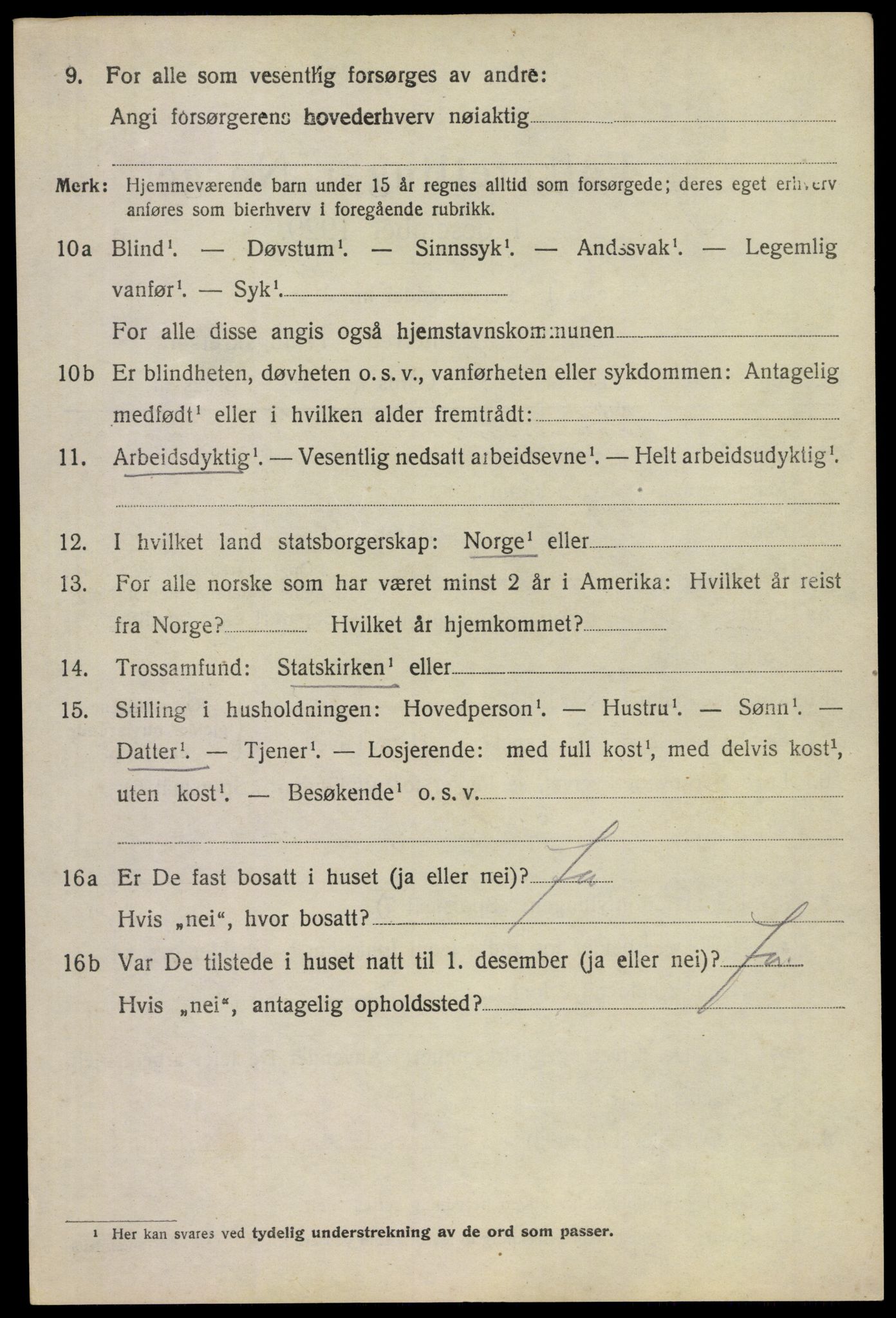 SAKO, 1920 census for Borre, 1920, p. 6925