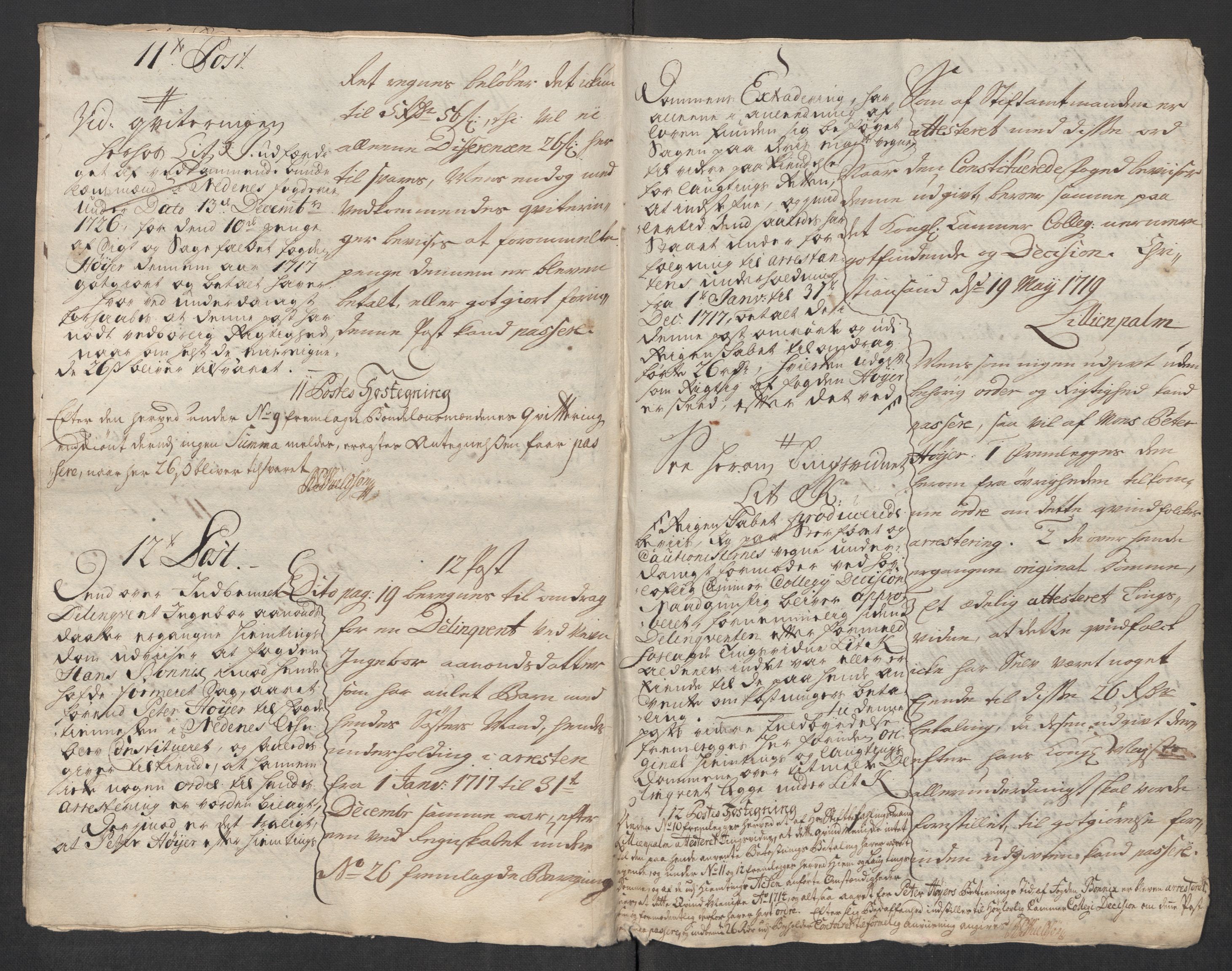 Rentekammeret inntil 1814, Reviderte regnskaper, Fogderegnskap, AV/RA-EA-4092/R39/L2326: Fogderegnskap Nedenes, 1717, p. 269