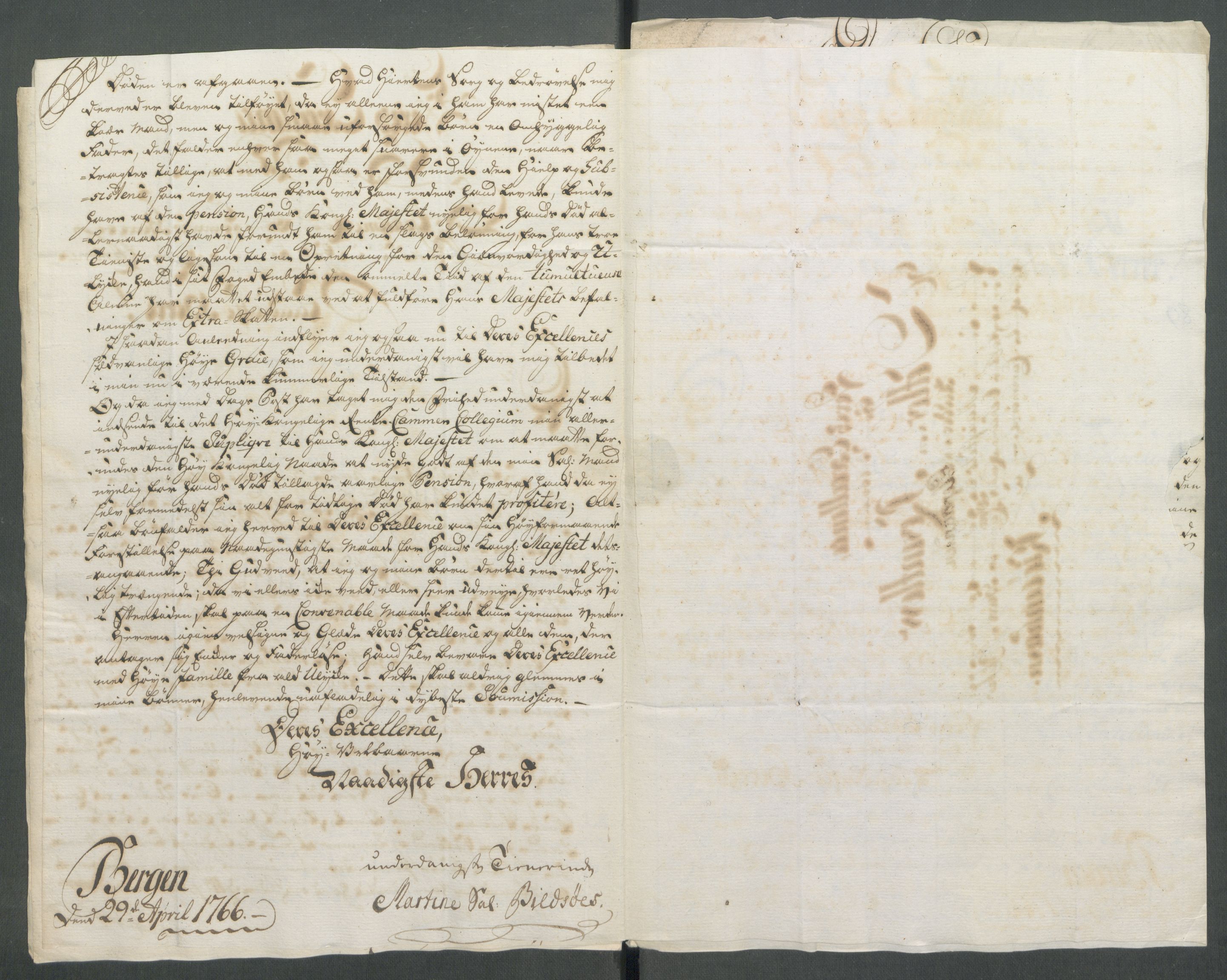 Rentekammeret inntil 1814, Realistisk ordnet avdeling, AV/RA-EA-4070/Od/L0002: [Æ3]: Dokumenter om almuens motstand mot ekstraskatten 1762-1772 i Bergen stift og Ryfylke, 1762-1772, p. 256