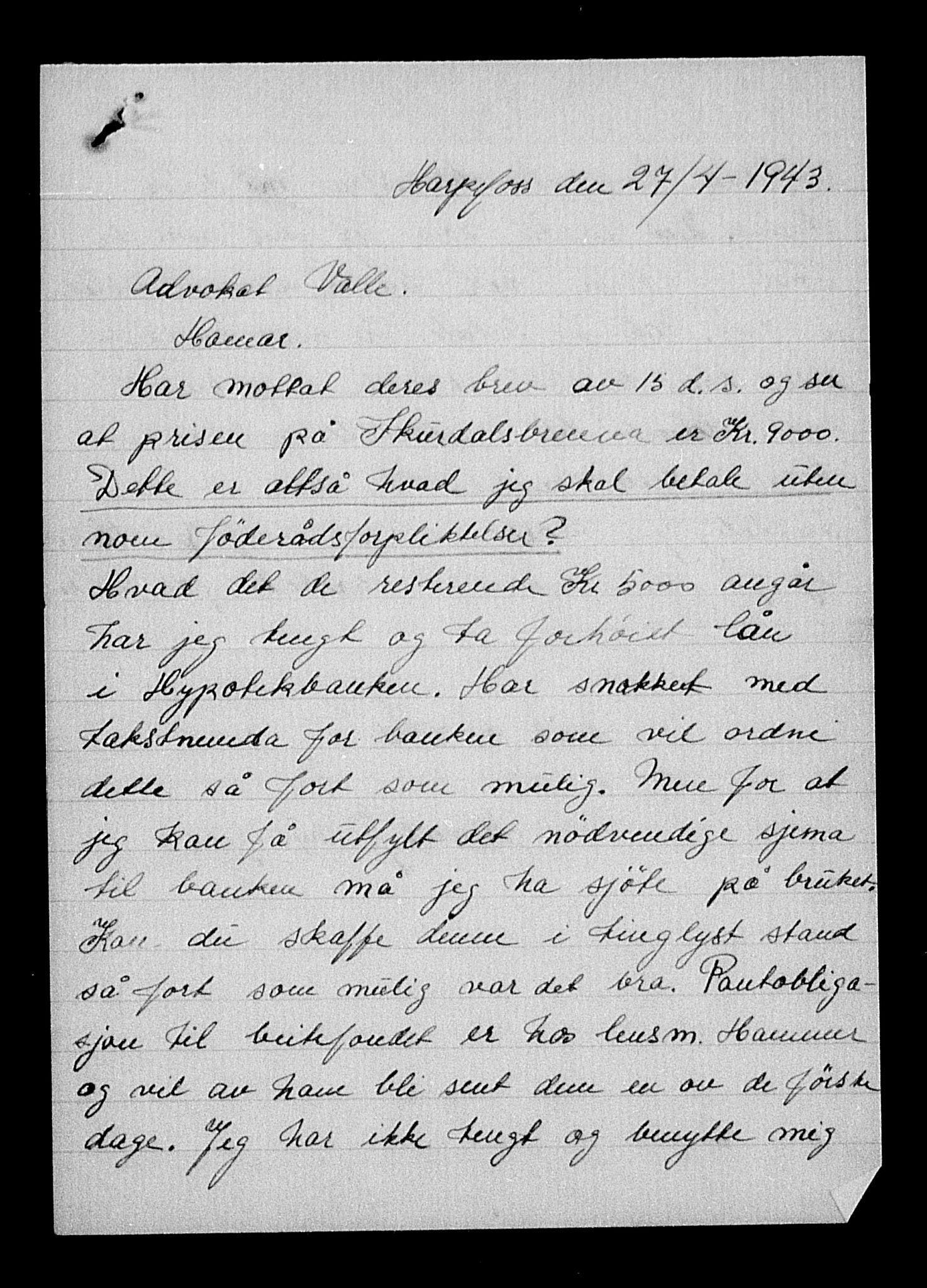 Justisdepartementet, Tilbakeføringskontoret for inndratte formuer, AV/RA-S-1564/H/Hc/Hcc/L0949: --, 1945-1947, p. 609