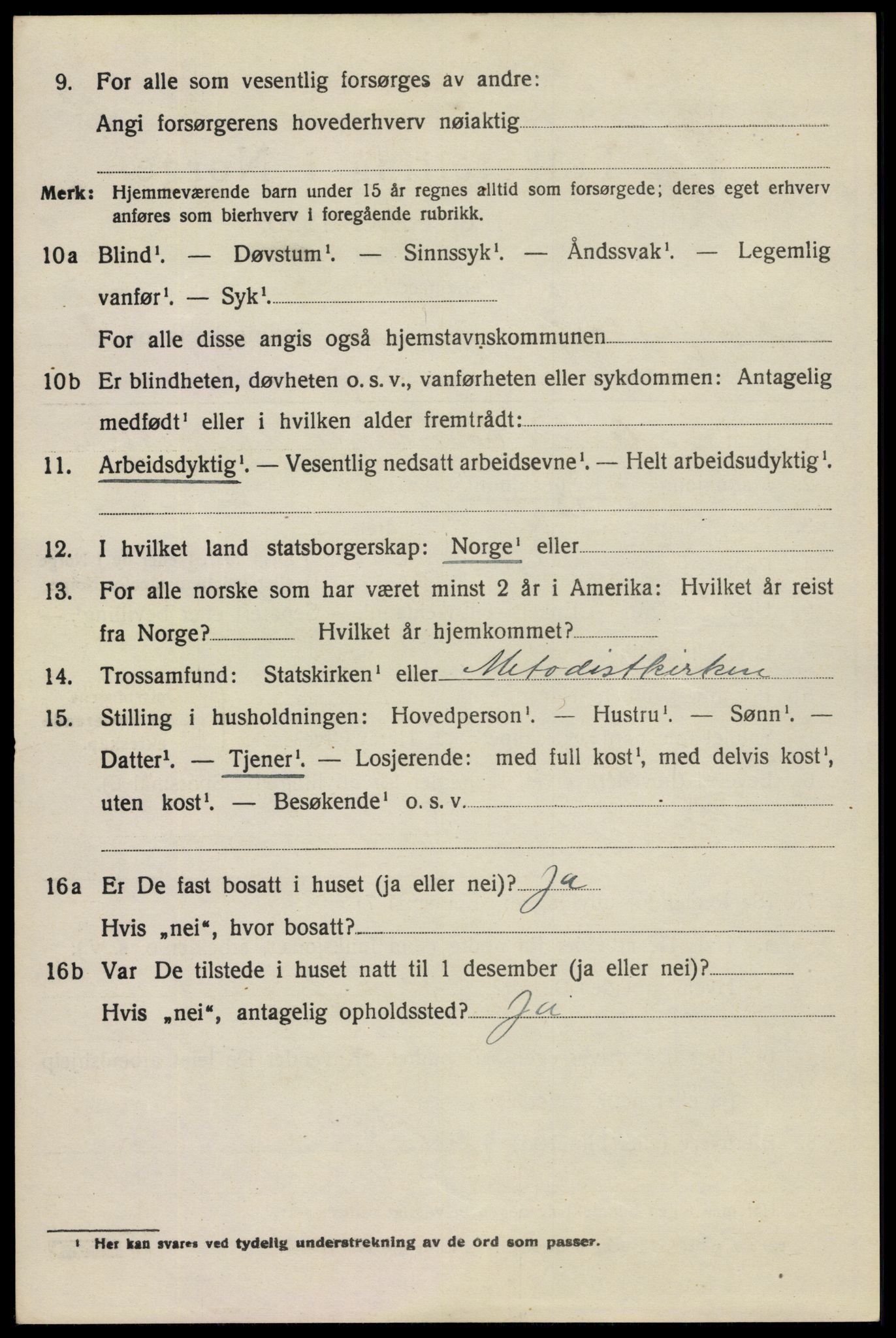 SAO, 1920 census for Sarpsborg, 1920, p. 10269