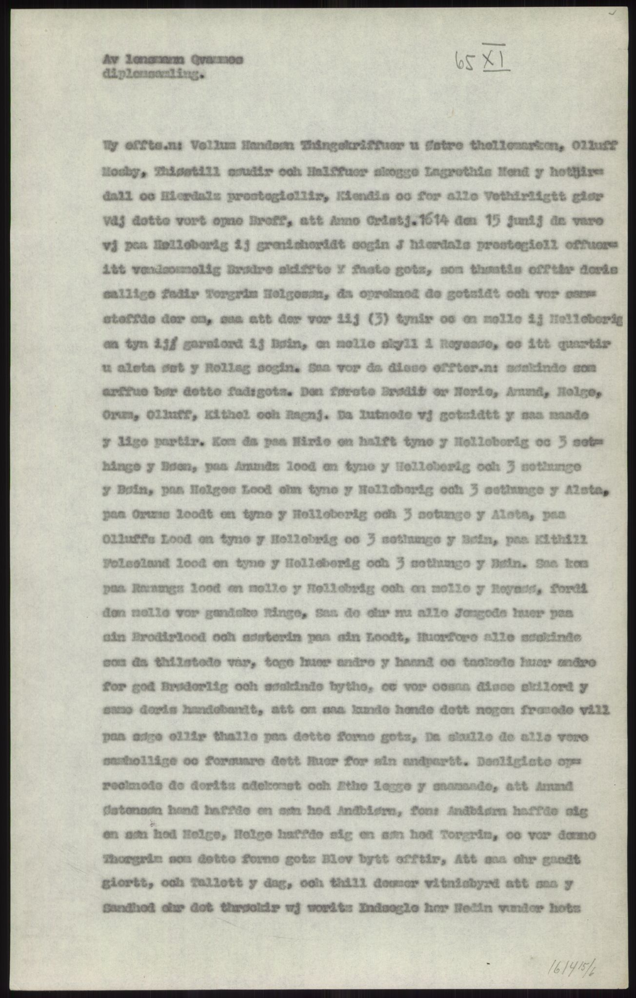 Samlinger til kildeutgivelse, Diplomavskriftsamlingen, AV/RA-EA-4053/H/Ha, p. 1894