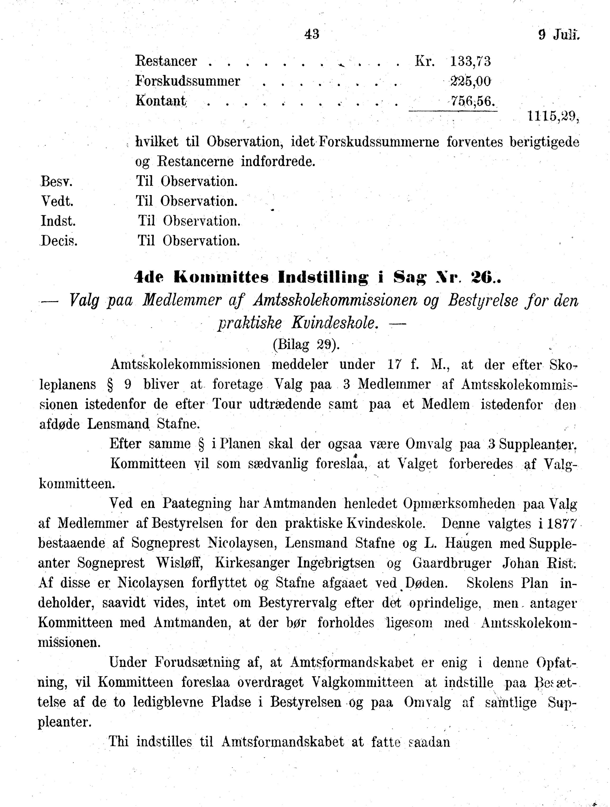 Nordland Fylkeskommune. Fylkestinget, AIN/NFK-17/176/A/Ac/L0010: Fylkestingsforhandlinger 1874-1880, 1874-1880