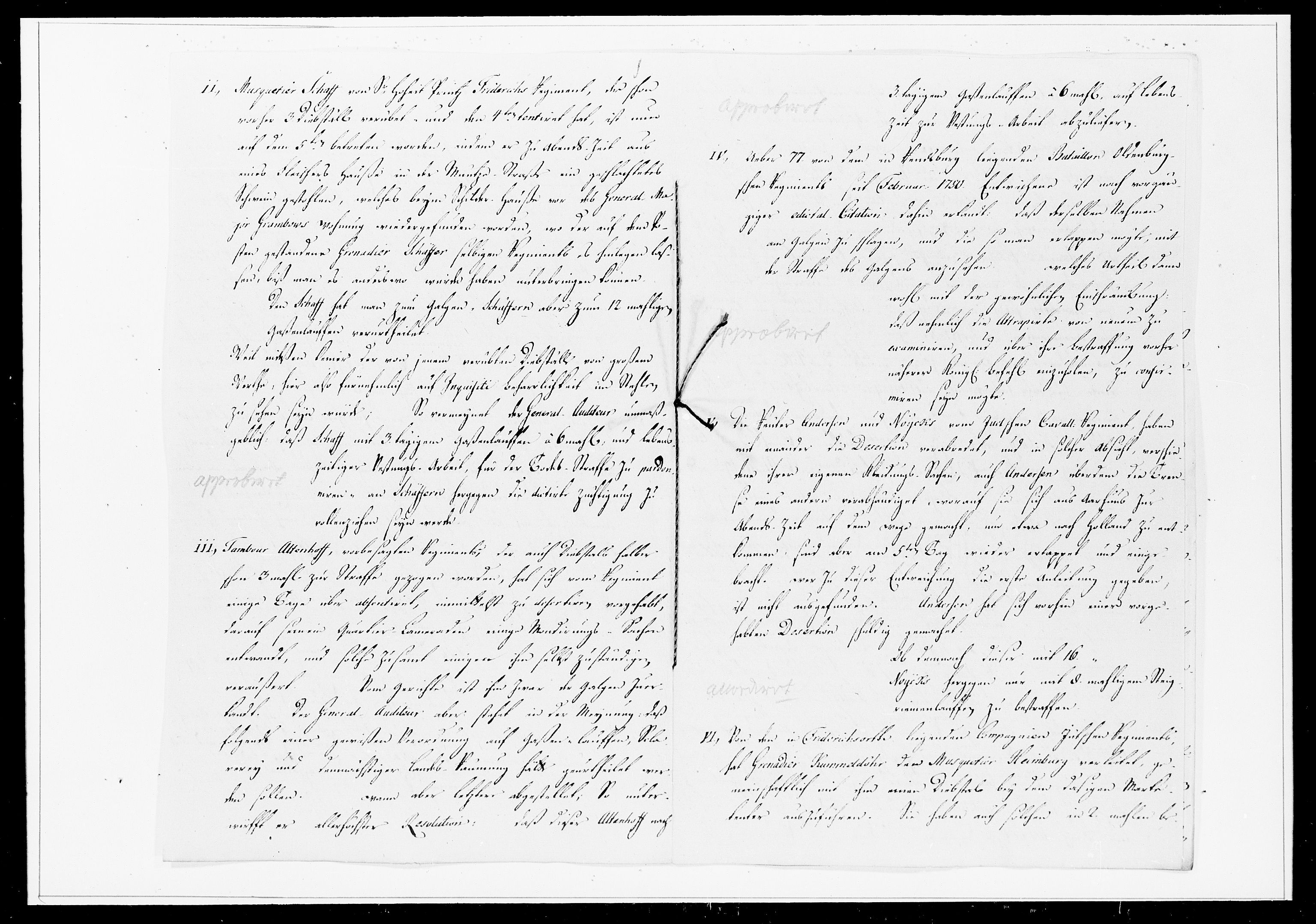 Krigskollegiet, Krigskancelliet, DRA/A-0006/-/1259-1268: Refererede sager, 1755, p. 247