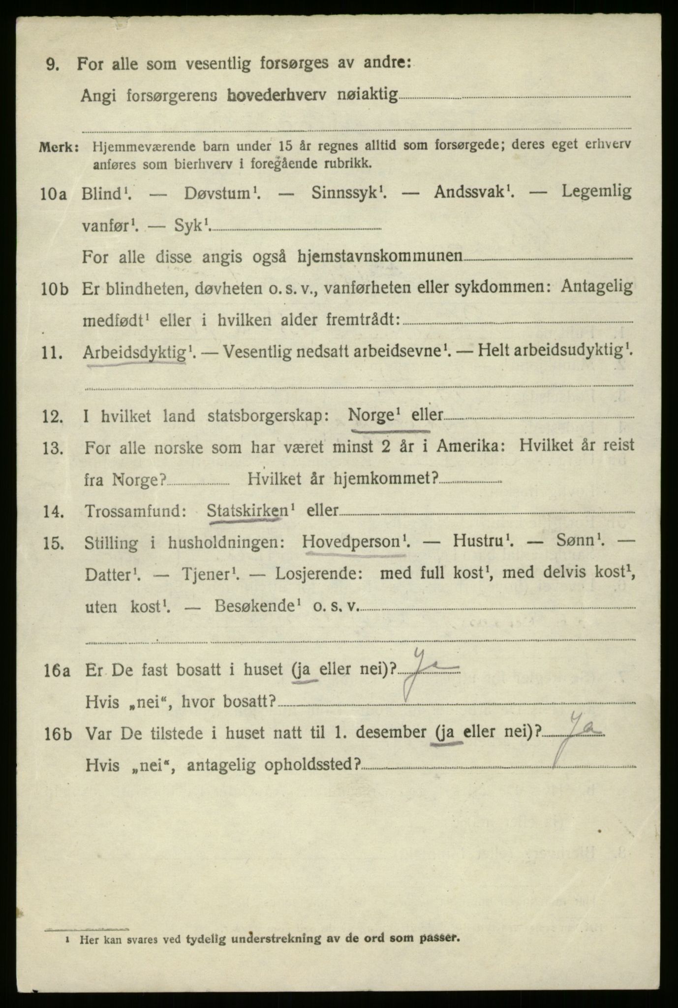 SAB, 1920 census for Breim, 1920, p. 2504