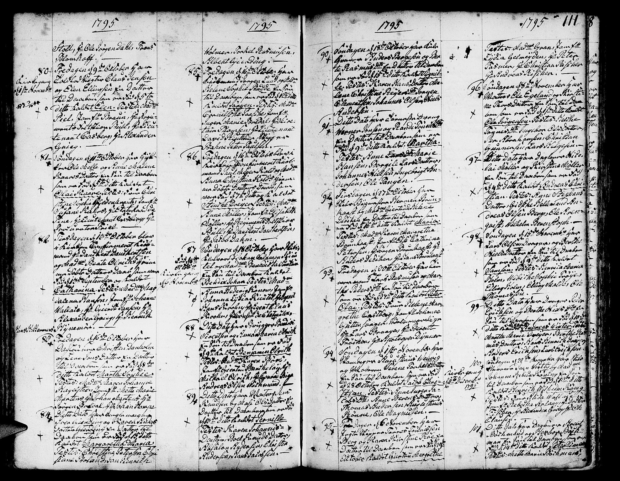 Nykirken Sokneprestembete, AV/SAB-A-77101/H/Haa/L0005: Parish register (official) no. A 5, 1775-1808, p. 111