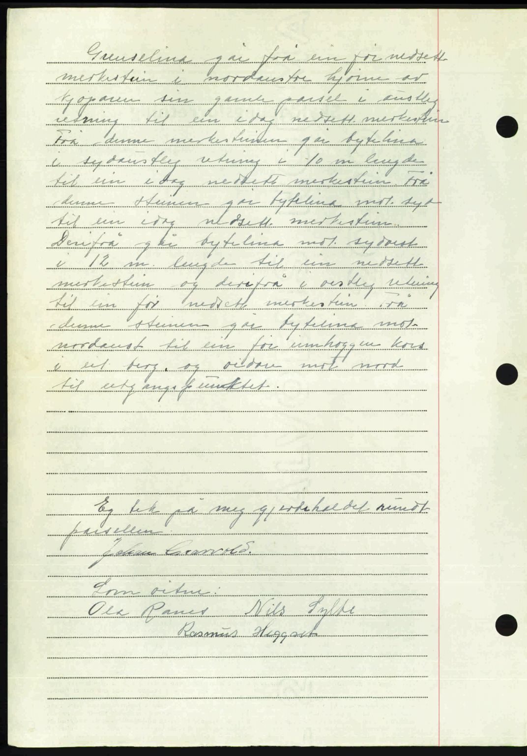 Nordmøre sorenskriveri, AV/SAT-A-4132/1/2/2Ca: Mortgage book no. A112, 1949-1949, Diary no: : 2803/1949