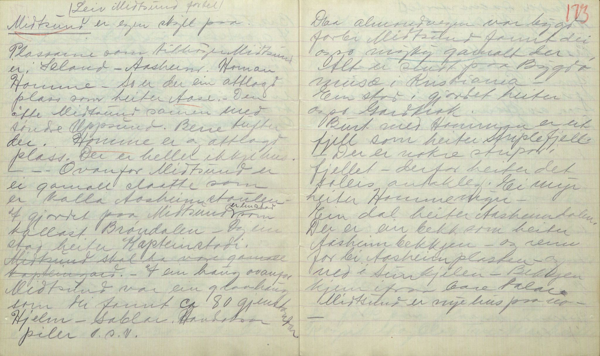 Rikard Berge, TEMU/TGM-A-1003/F/L0017/0003: 551-599 / 553 Kviteseid soge, Signe Vesterdal, 1918, p. 172-173