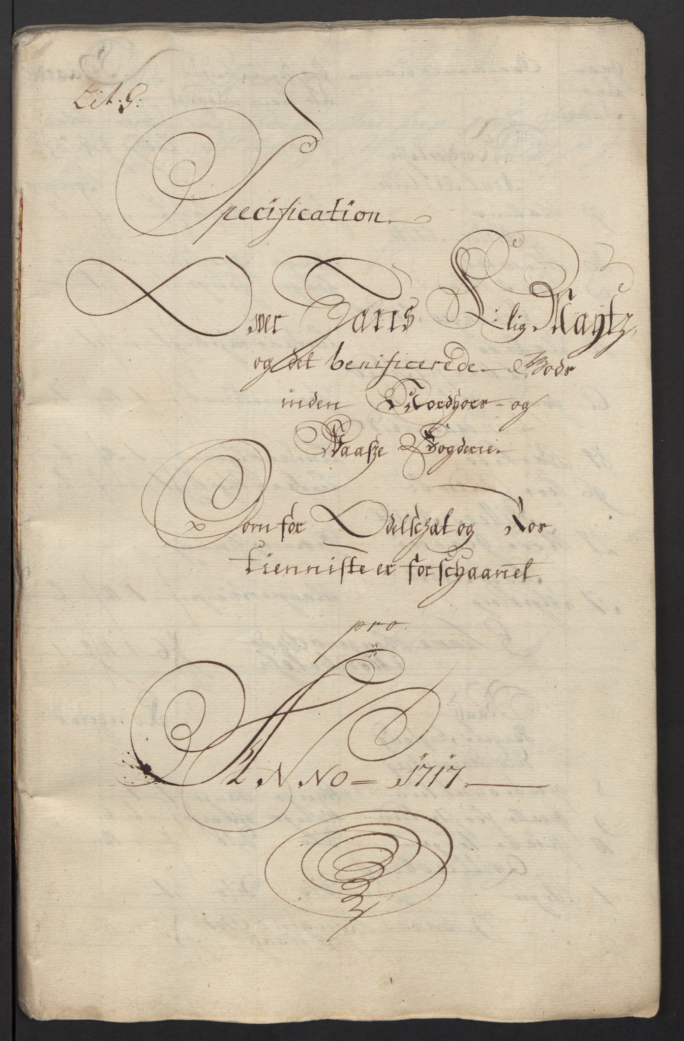 Rentekammeret inntil 1814, Reviderte regnskaper, Fogderegnskap, RA/EA-4092/R51/L3201: Fogderegnskap Nordhordland og Voss, 1717, p. 129