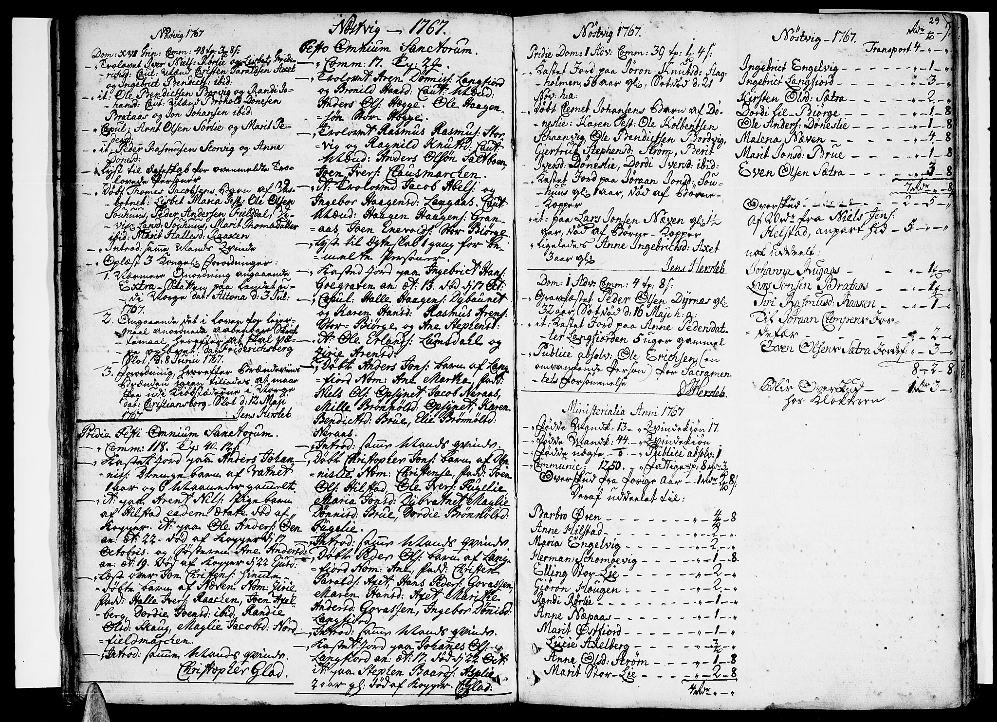 Ministerialprotokoller, klokkerbøker og fødselsregistre - Nordland, SAT/A-1459/814/L0222: Parish register (official) no. 814A03, 1752-1819, p. 29