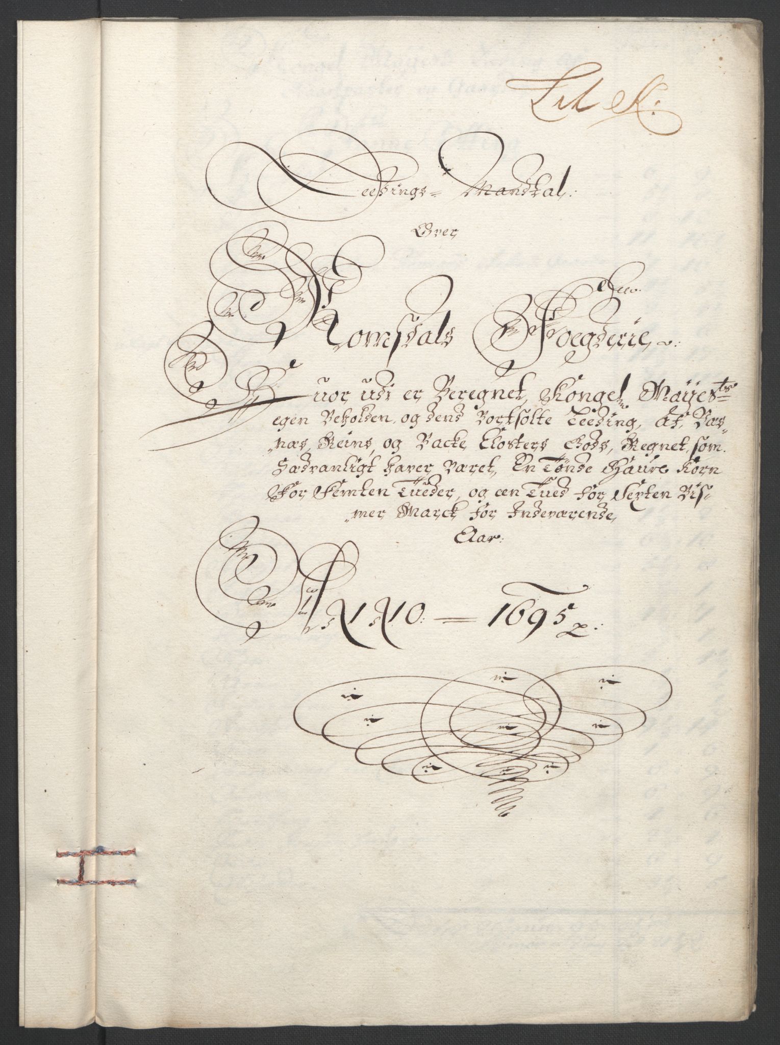 Rentekammeret inntil 1814, Reviderte regnskaper, Fogderegnskap, RA/EA-4092/R55/L3652: Fogderegnskap Romsdal, 1695-1696, p. 101