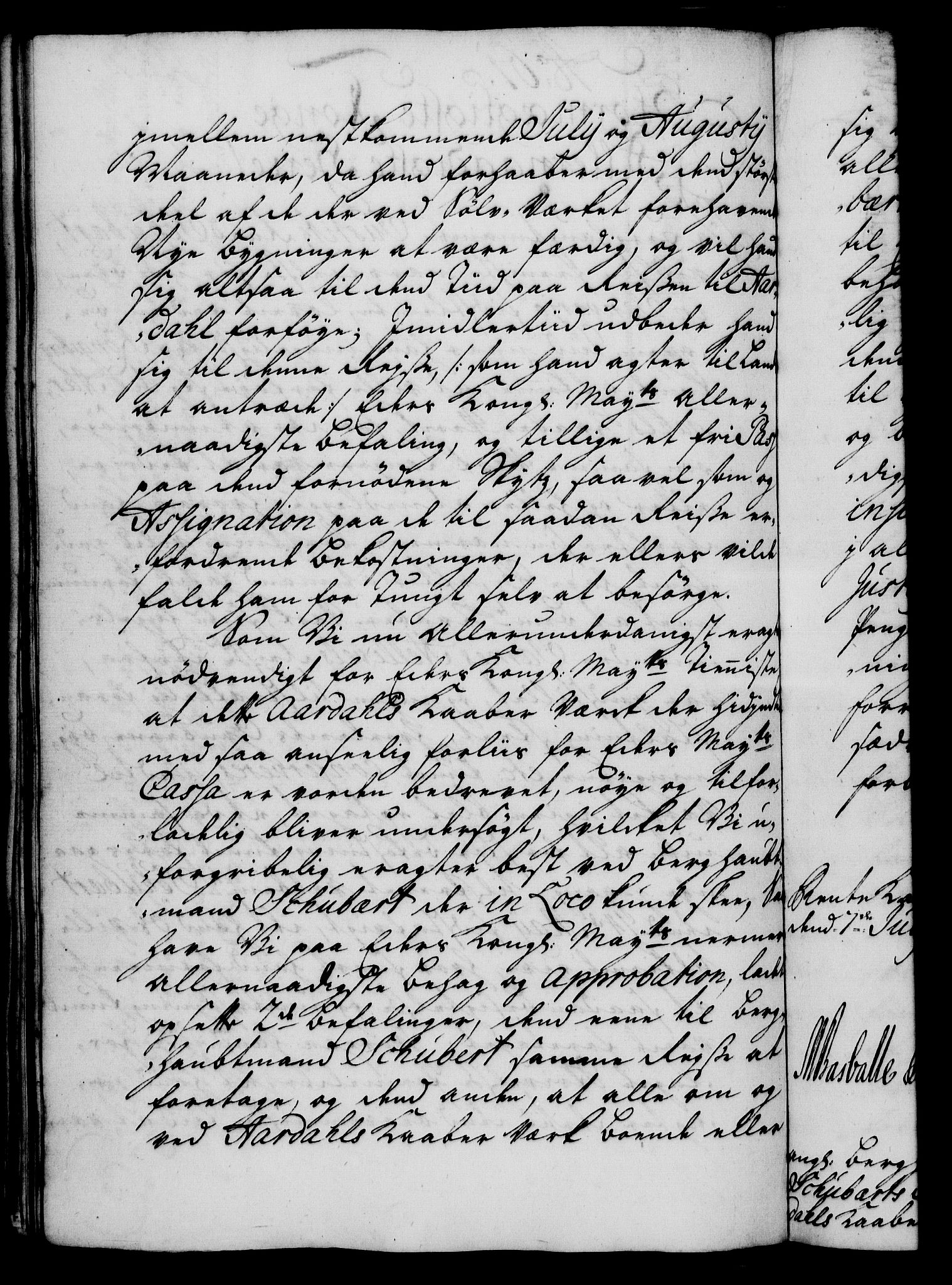 Rentekammeret, Kammerkanselliet, RA/EA-3111/G/Gf/Gfa/L0018: Norsk relasjons- og resolusjonsprotokoll (merket RK 52.18), 1735, p. 410