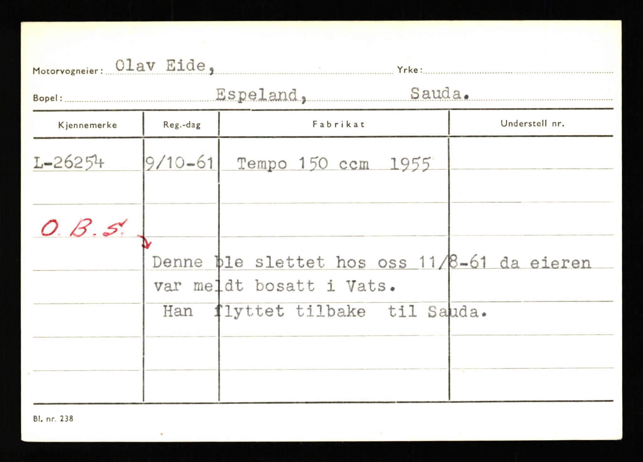 Stavanger trafikkstasjon, AV/SAST-A-101942/0/G/L0005: Registreringsnummer: 23000 - 34245, 1930-1971, p. 1103