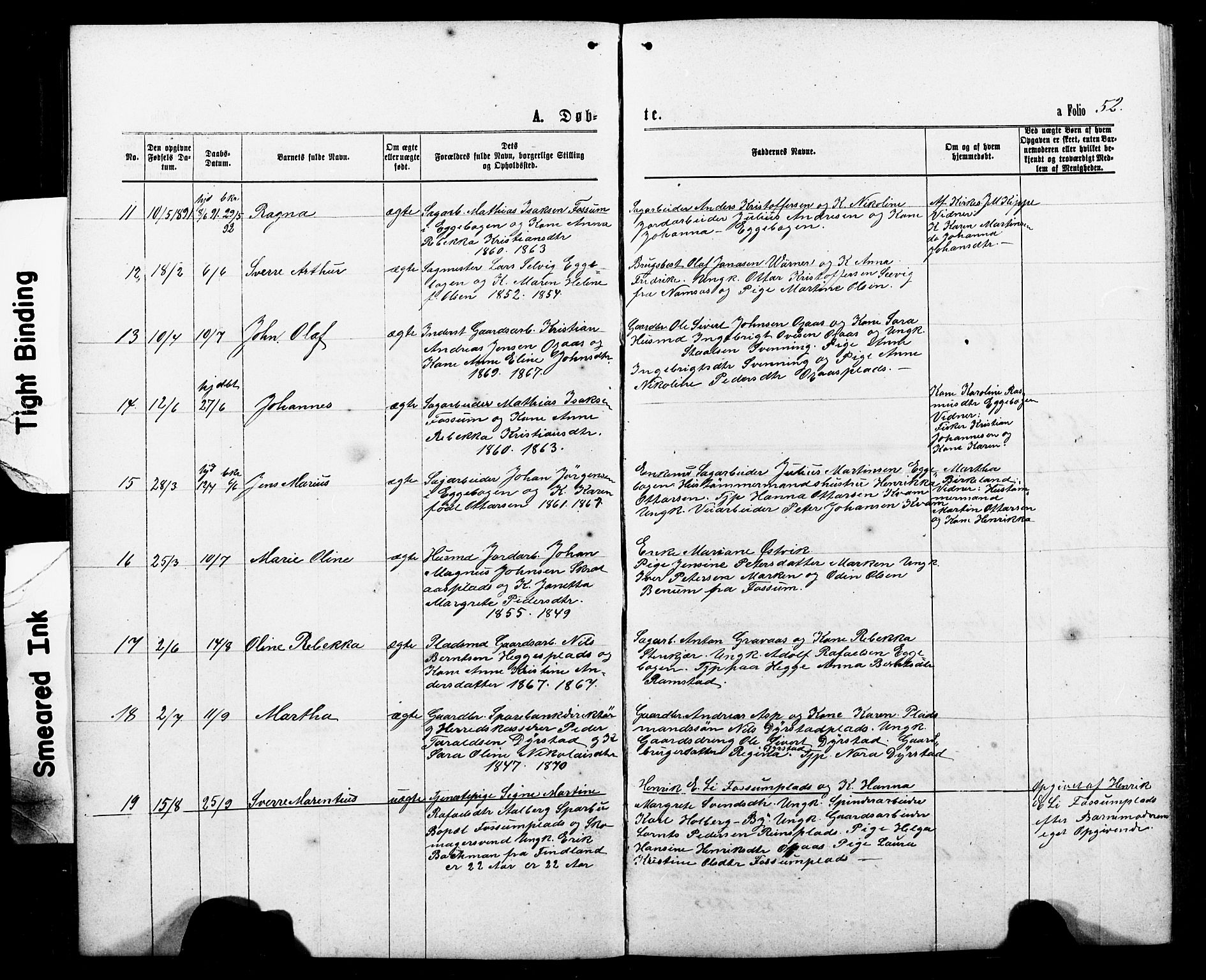 Ministerialprotokoller, klokkerbøker og fødselsregistre - Nord-Trøndelag, SAT/A-1458/740/L0380: Parish register (copy) no. 740C01, 1868-1902, p. 52
