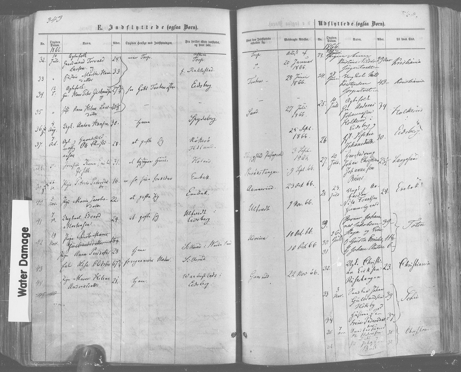 Trøgstad prestekontor Kirkebøker, SAO/A-10925/F/Fa/L0009: Parish register (official) no. I 9, 1865-1877, p. 343