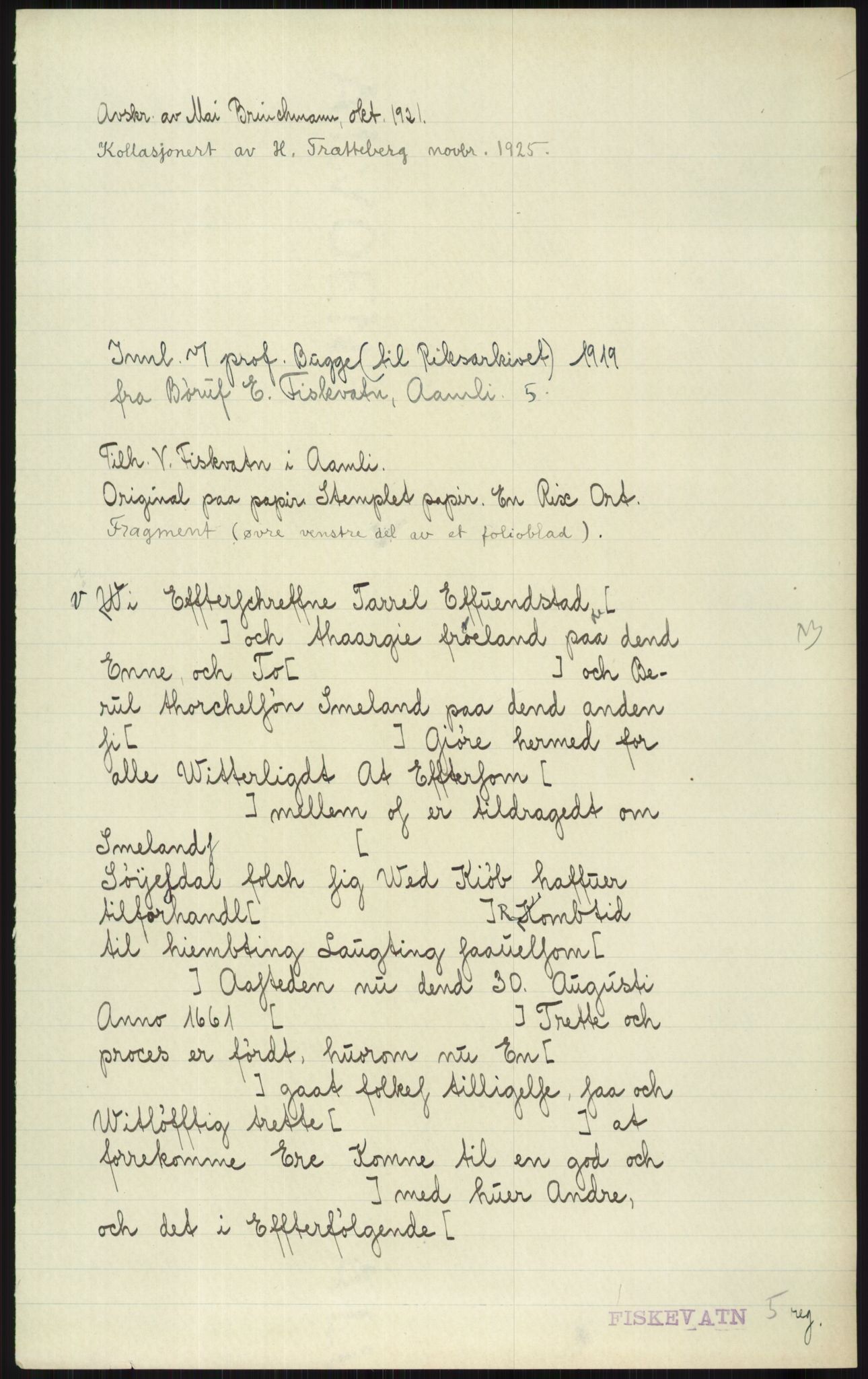 Samlinger til kildeutgivelse, Diplomavskriftsamlingen, AV/RA-EA-4053/H/Ha, p. 1914