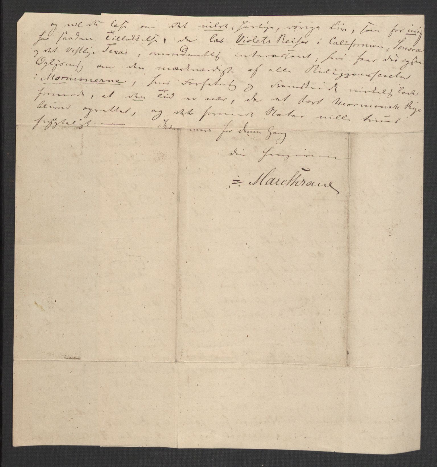 Botten-Hansen, Paul, RA/PA-0017/F/L0001: Brev til Botten-Hansen, avsendere ordnet etter alfabetisk rekkefølge fra A-Ø, 1846-1866, p. 539