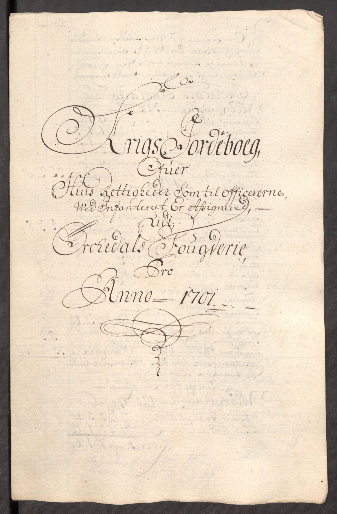 Rentekammeret inntil 1814, Reviderte regnskaper, Fogderegnskap, RA/EA-4092/R60/L3951: Fogderegnskap Orkdal og Gauldal, 1701, p. 173