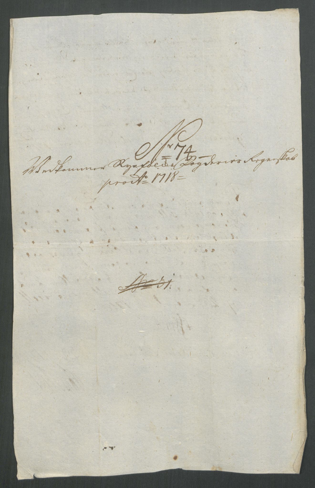 Rentekammeret inntil 1814, Reviderte regnskaper, Fogderegnskap, AV/RA-EA-4092/R47/L2871: Fogderegnskap Ryfylke, 1718, p. 342