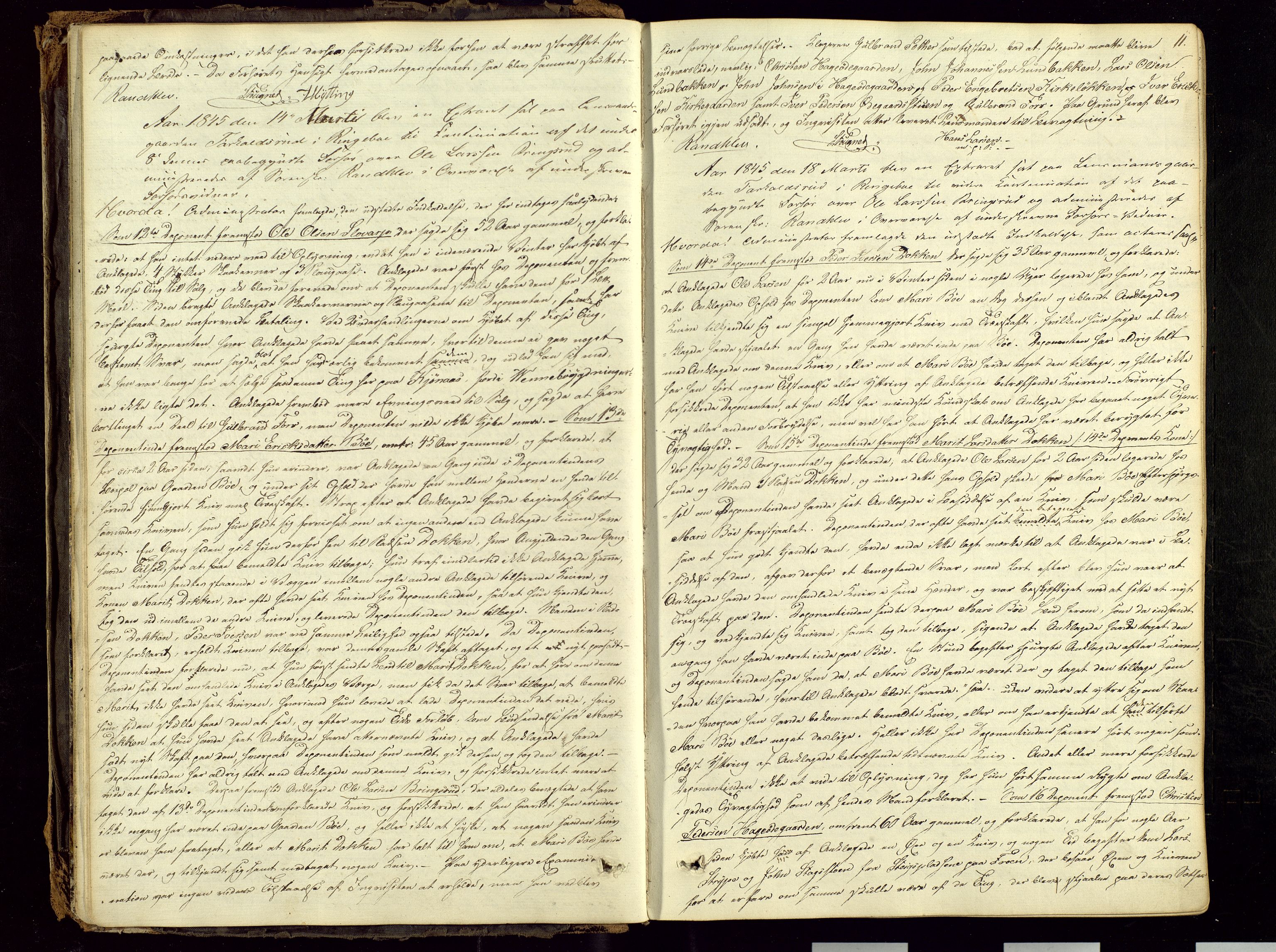 Mellom-Gudbrandsdal sorenskriveri, AV/SAH-TING-038/G/Gc/Gca/L0003: Ekstrarettsprotokoll, 1844-1849, p. 11