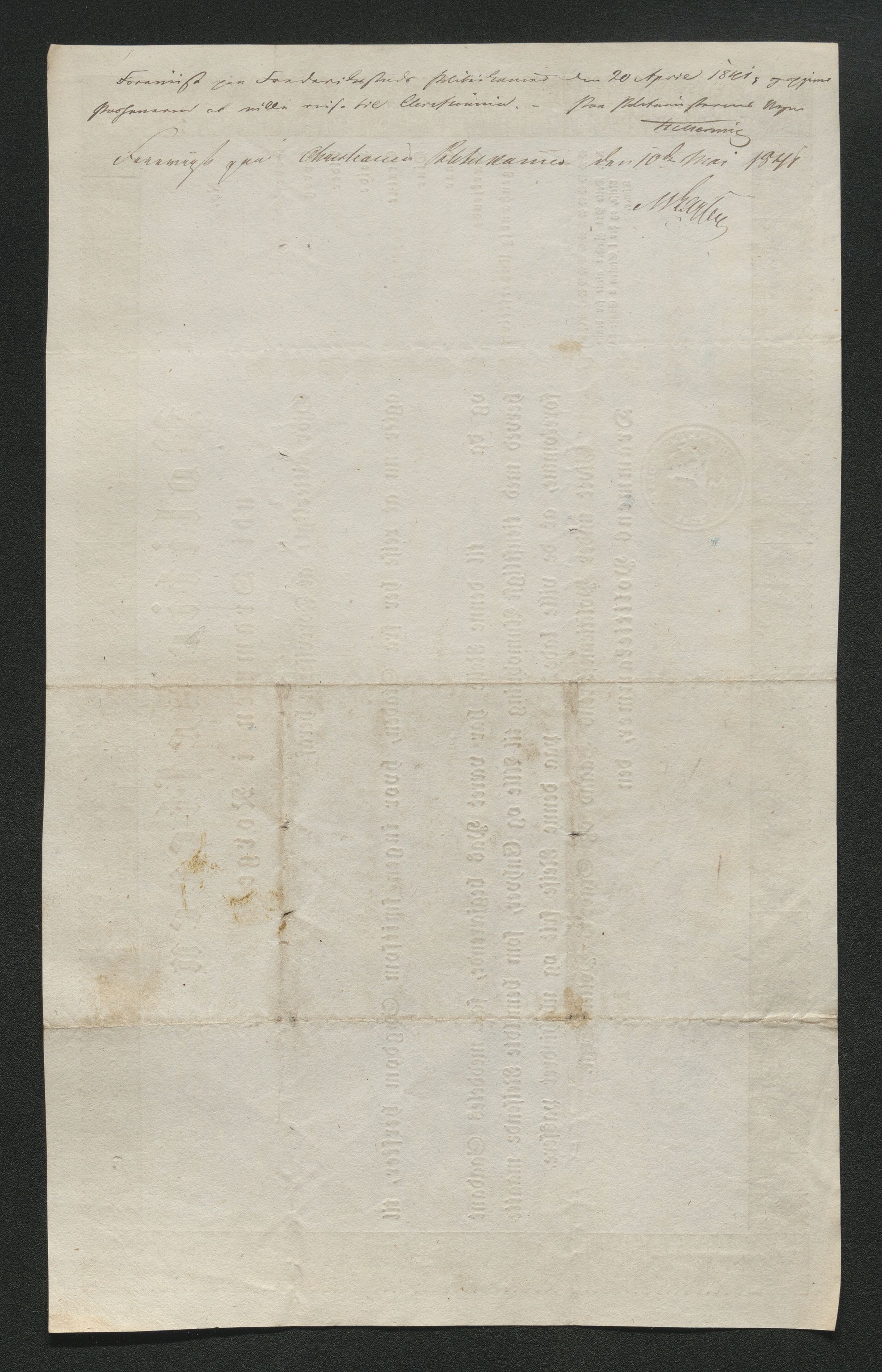 Drammen politikammer, AV/SAKO-A-623/I/Ia/Iab/L0006: Innleverte pass, 1841-1842, p. 137