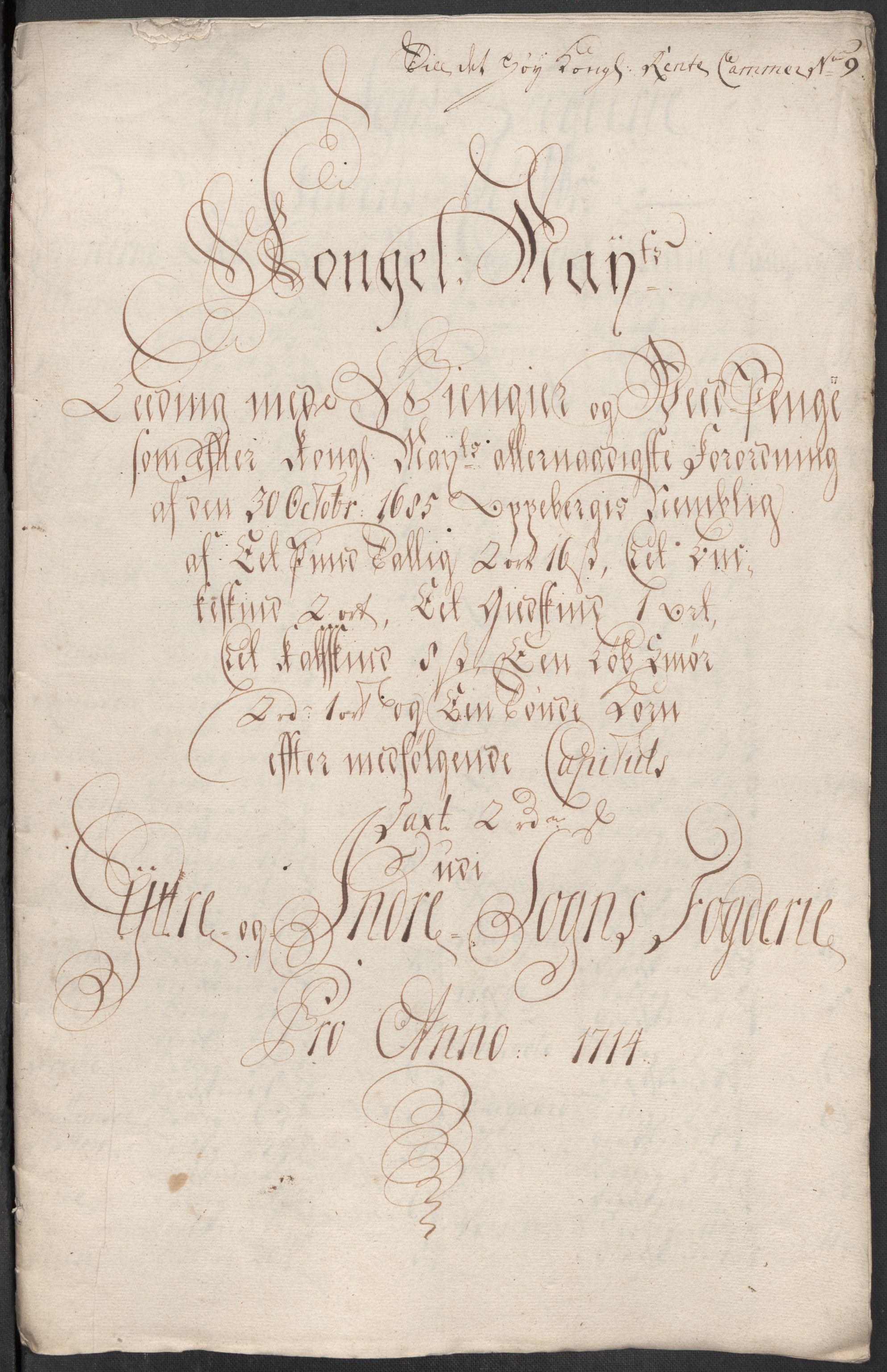 Rentekammeret inntil 1814, Reviderte regnskaper, Fogderegnskap, RA/EA-4092/R52/L3319: Fogderegnskap Sogn, 1713-1714, p. 742