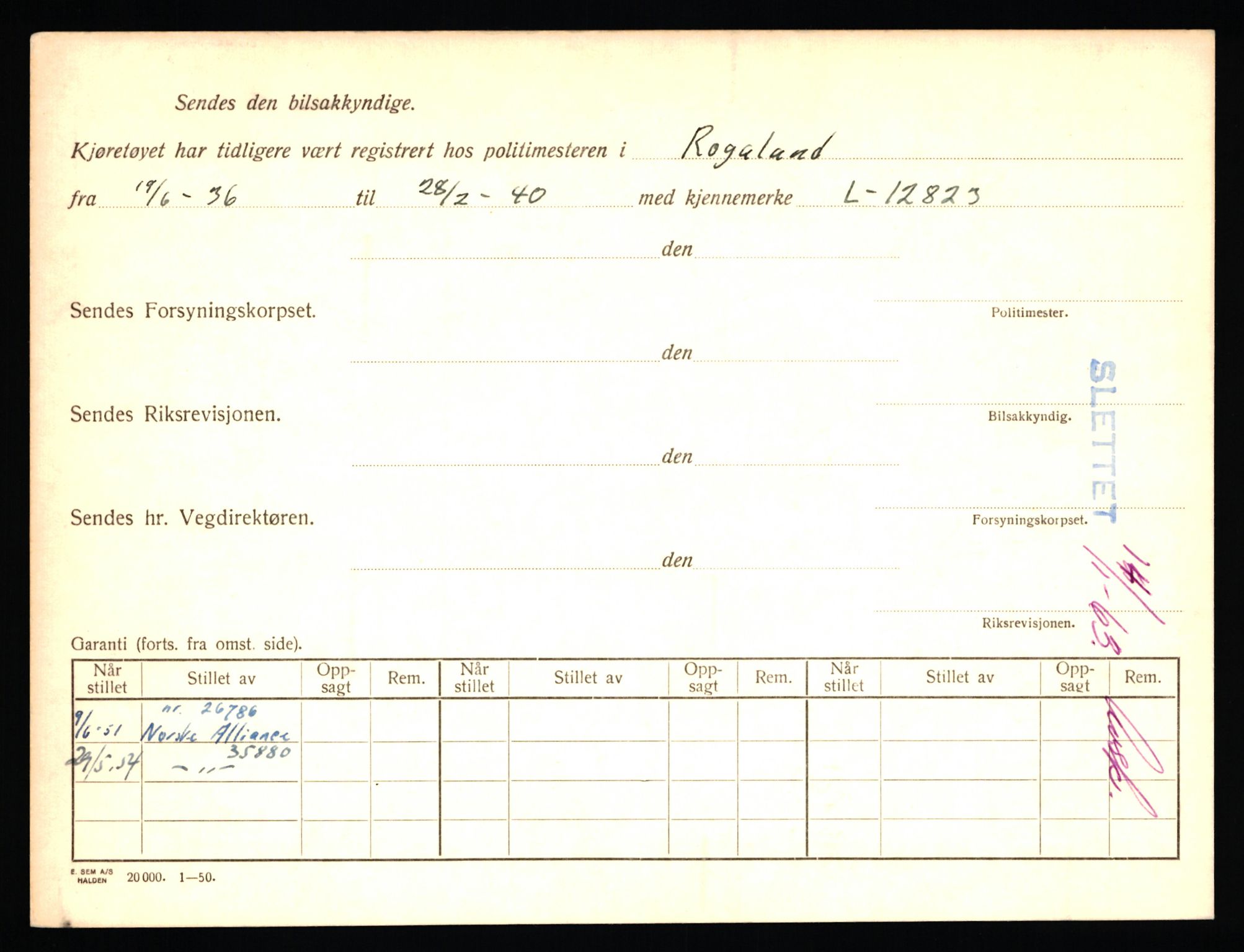 Stavanger trafikkstasjon, AV/SAST-A-101942/0/F/L0042: L-24600 - L-25233, 1930-1971, p. 258