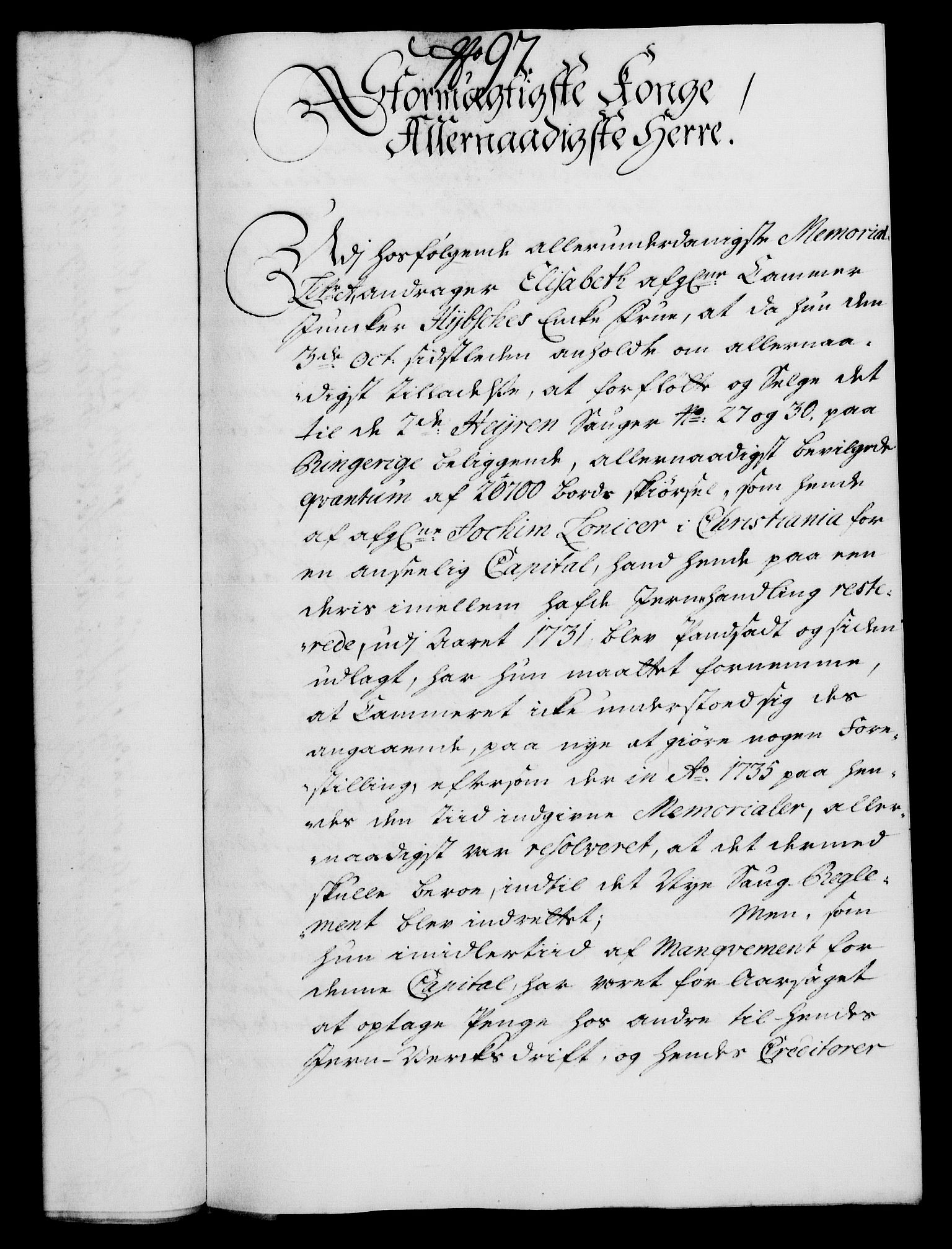 Rentekammeret, Kammerkanselliet, RA/EA-3111/G/Gf/Gfa/L0020: Norsk relasjons- og resolusjonsprotokoll (merket RK 52.20), 1737, p. 707