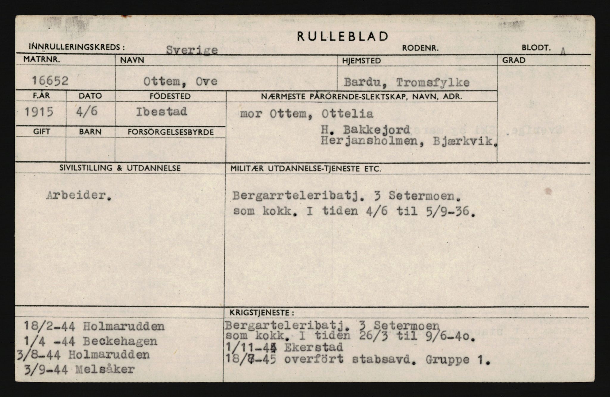 Forsvaret, Troms infanteriregiment nr. 16, AV/RA-RAFA-3146/P/Pa/L0020: Rulleblad for regimentets menige mannskaper, årsklasse 1936, 1936, p. 1069