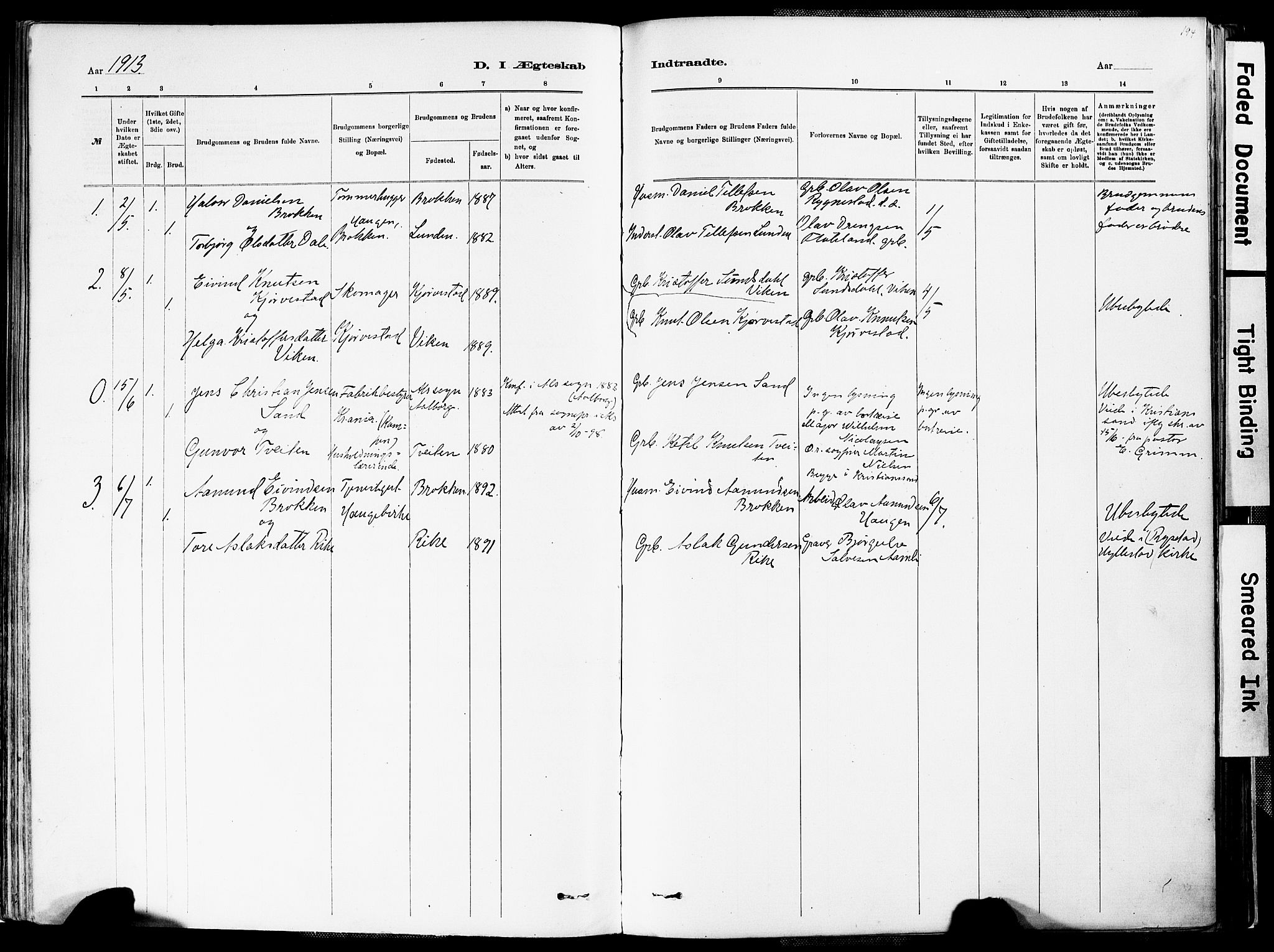 Valle sokneprestkontor, AV/SAK-1111-0044/F/Fa/Fac/L0009: Parish register (official) no. A 9, 1882-1913, p. 195