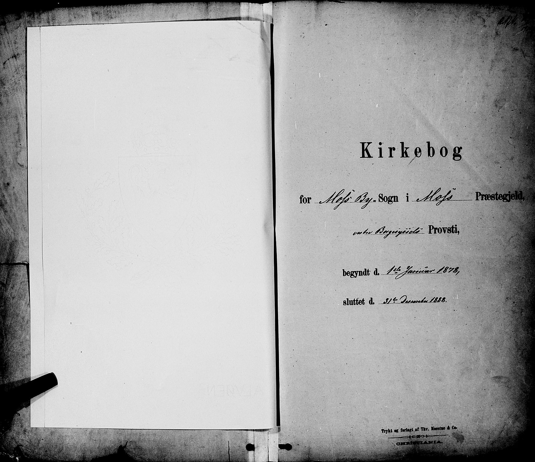 Moss prestekontor Kirkebøker, SAO/A-2003/G/Ga/L0005: Parish register (copy) no. I 5, 1878-1888