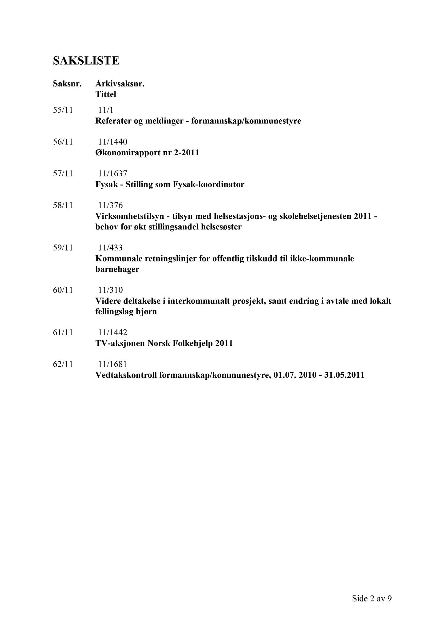 Klæbu Kommune, TRKO/KK/02-FS/L004: Formannsskapet - Møtedokumenter, 2011, p. 1548