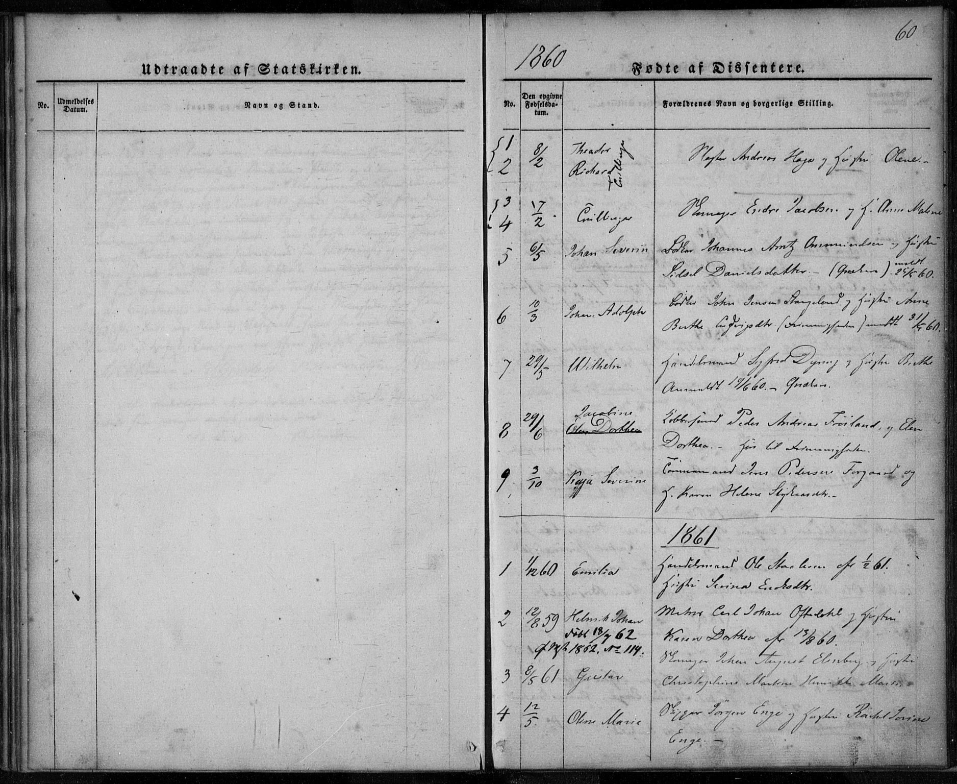 Domkirken sokneprestkontor, SAST/A-101812/001/30/30BA/L0021: Parish register (official) no. A 20, 1860-1877, p. 60