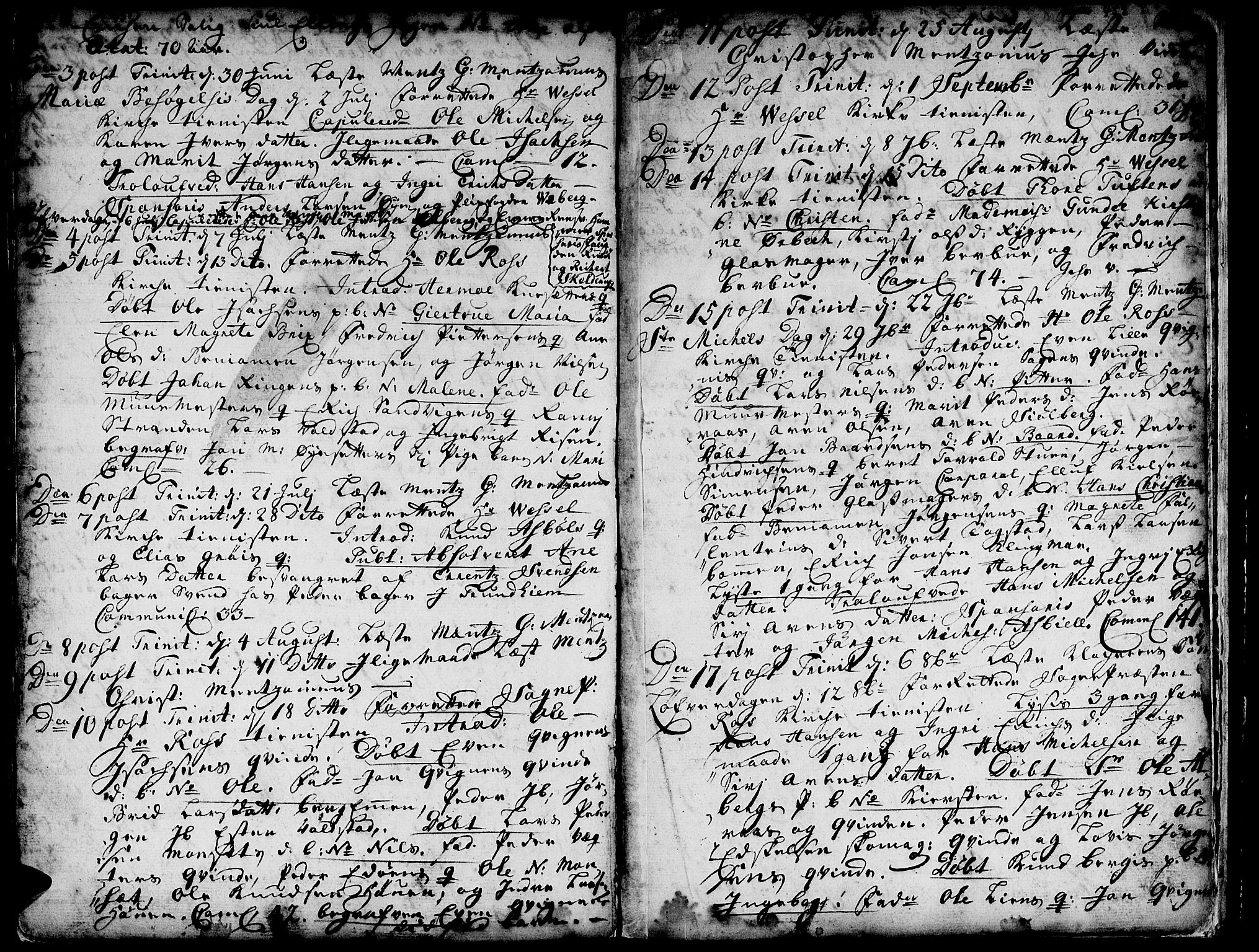 Ministerialprotokoller, klokkerbøker og fødselsregistre - Sør-Trøndelag, SAT/A-1456/671/L0839: Parish register (official) no. 671A01, 1730-1755, p. 451-452