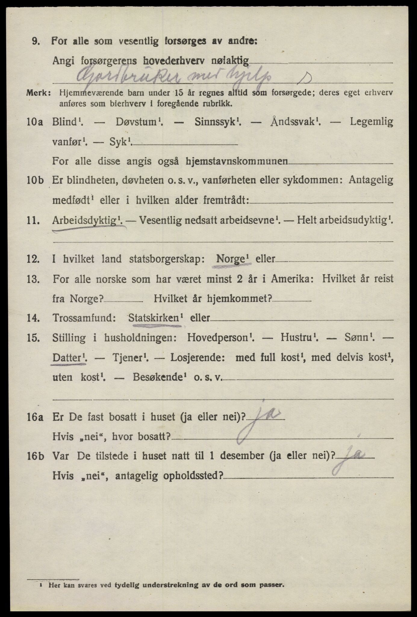 SAO, 1920 census for Høland, 1920, p. 10806